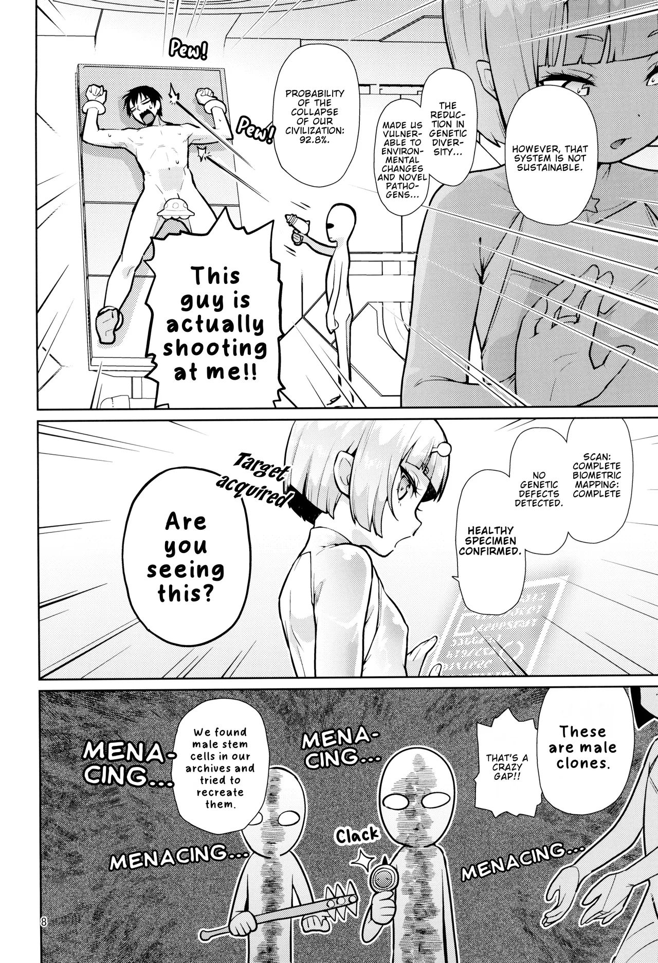 Uchuujin Hanako | Hanako The Alien page 8 full