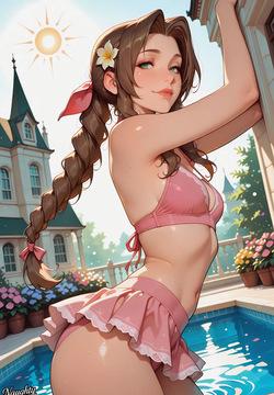NaughtyPuff - Aerith Gainsborough – Garden Siren