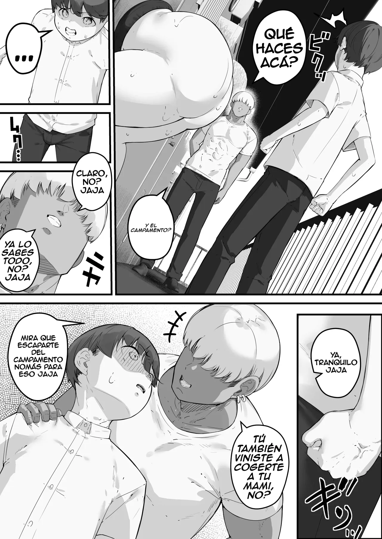 Tare Nagachichi Kaa-san wa Chara Otoko ni Netorareru 3 ~ Mamá de tetas largas y caídas es seducida por un mujeriego 3 page 4 full