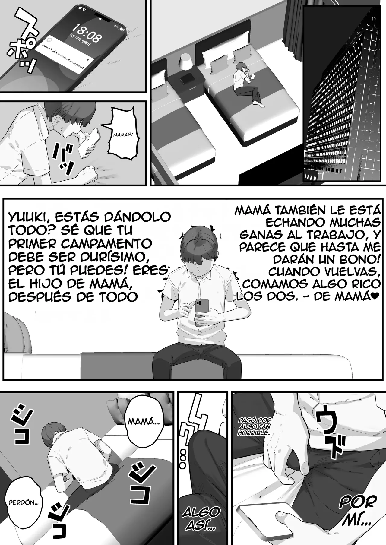 Tare Nagachichi Kaa-san wa Chara Otoko ni Netorareru 3 ~ Mamá de tetas largas y caídas es seducida por un mujeriego 3 page 8 full