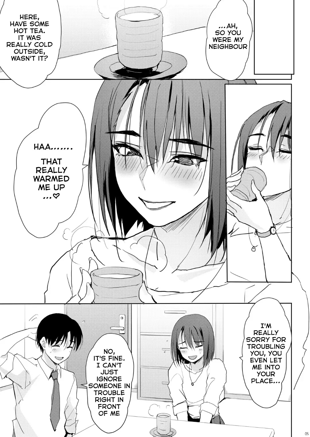 Itteki demo Osake o Nomu to H ni Nacchau Otonari no Minami-san page 4 full