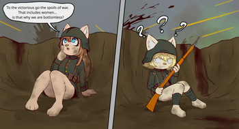 [e254e] The Saga of Tanya the Evil furry works cover