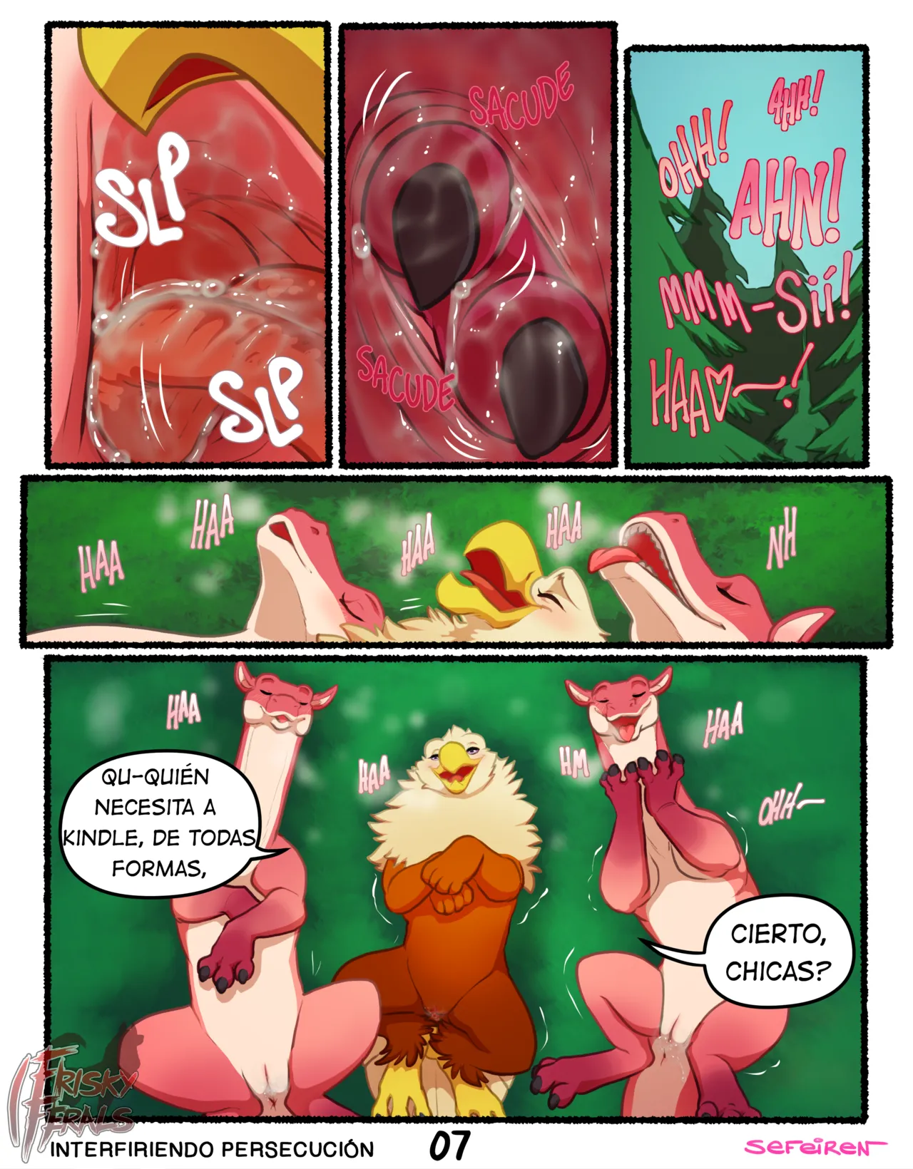 Frisky Ferals - Interfiriendo Persecución  +18 page 8 full