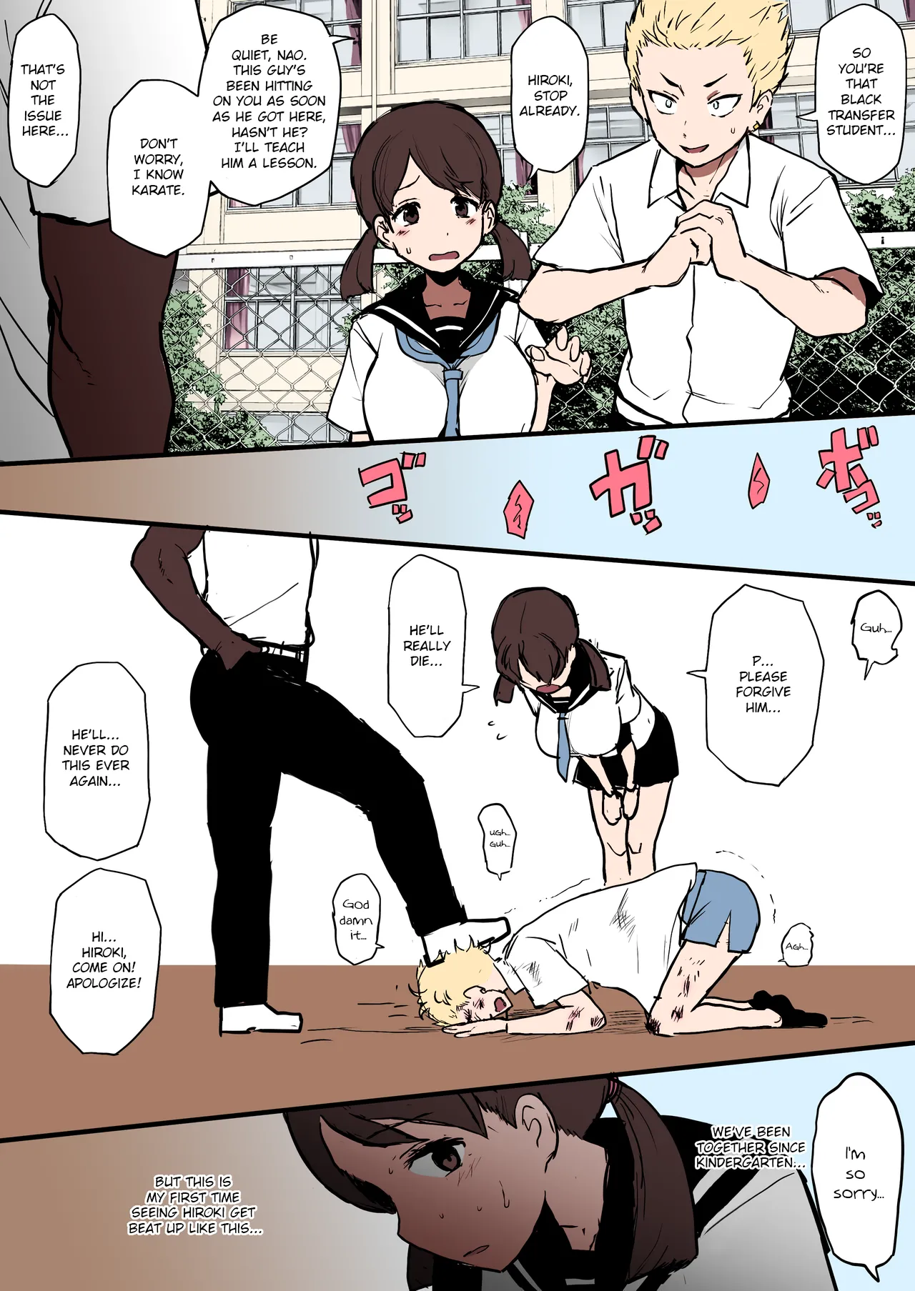 Kokujin no Tenkousei NTR ru Chapters 1-6 part 1 Plus Bonus chapter: Stolen Mother’s Breasts page 1 full