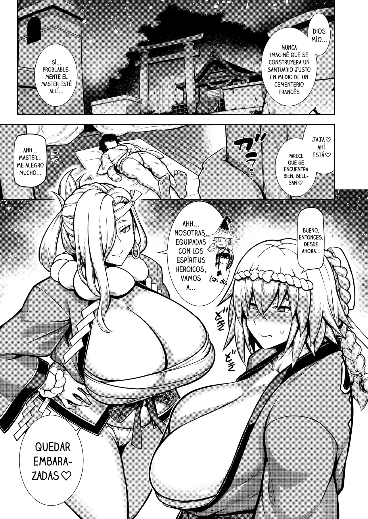La faux -Soutai Seibo- | La Faux -La Santa Madre embarazada- page 2 full