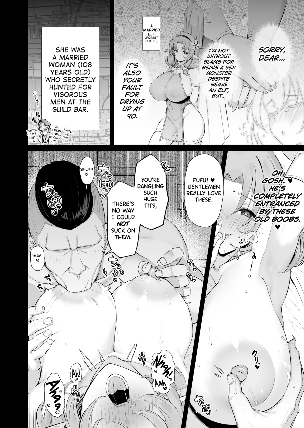 Dosukebe Bakunyuu Elf Mahoutsukai 108-sai to Namahame Koubi Suru Hanashi page 12 full