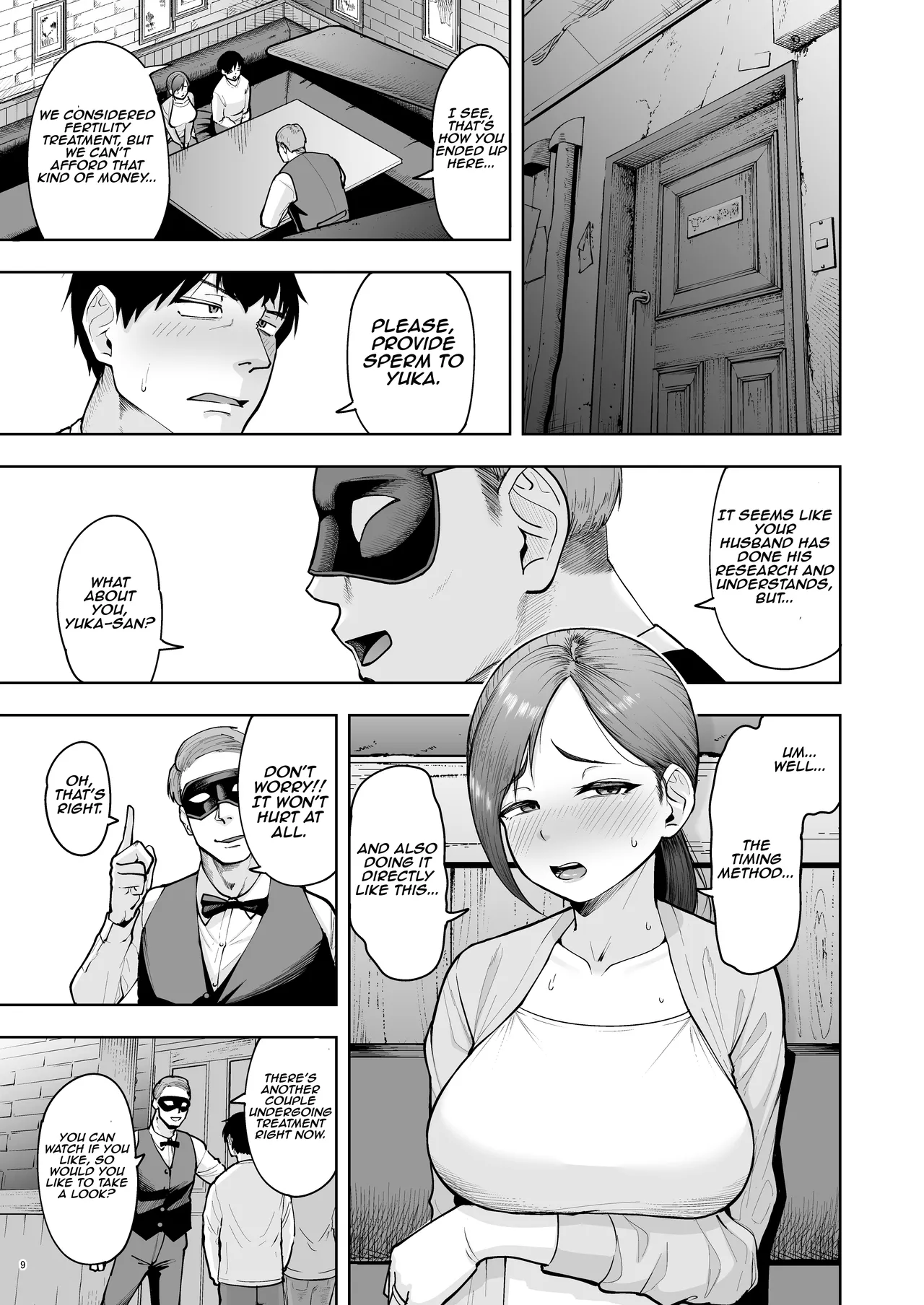 Hitozuma Ninkatsu Club 4 ~Yuka-san & Mio-san no Goudou Ren Katsu Kiroku | The Wife Breeding Club 4 Yuka's and Mio's Fertilization Diary page 8 full