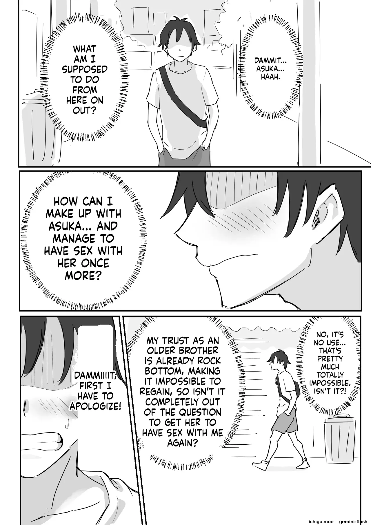 My Bratty Younger Sister Who Has a Boyfriend Was Masturbating with My Penis While I Was Asleep | Kareshi Mochi de Namaiki na Imouto ga Neteru Ore no Chinpo de Onanii Shitā page 11 full