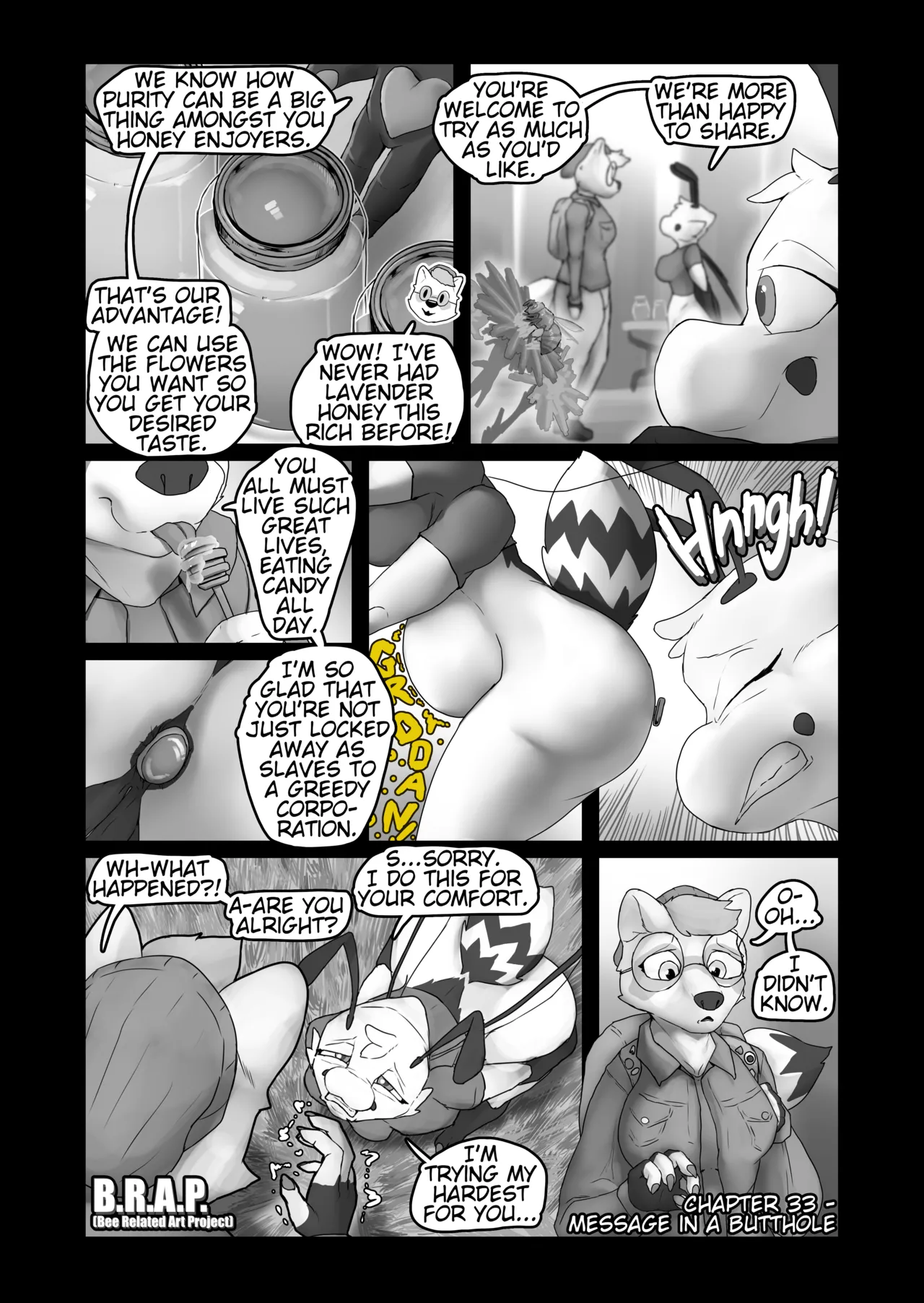 B.R.A.P. : Chapter 33 - Message in a Butthole page 1 full