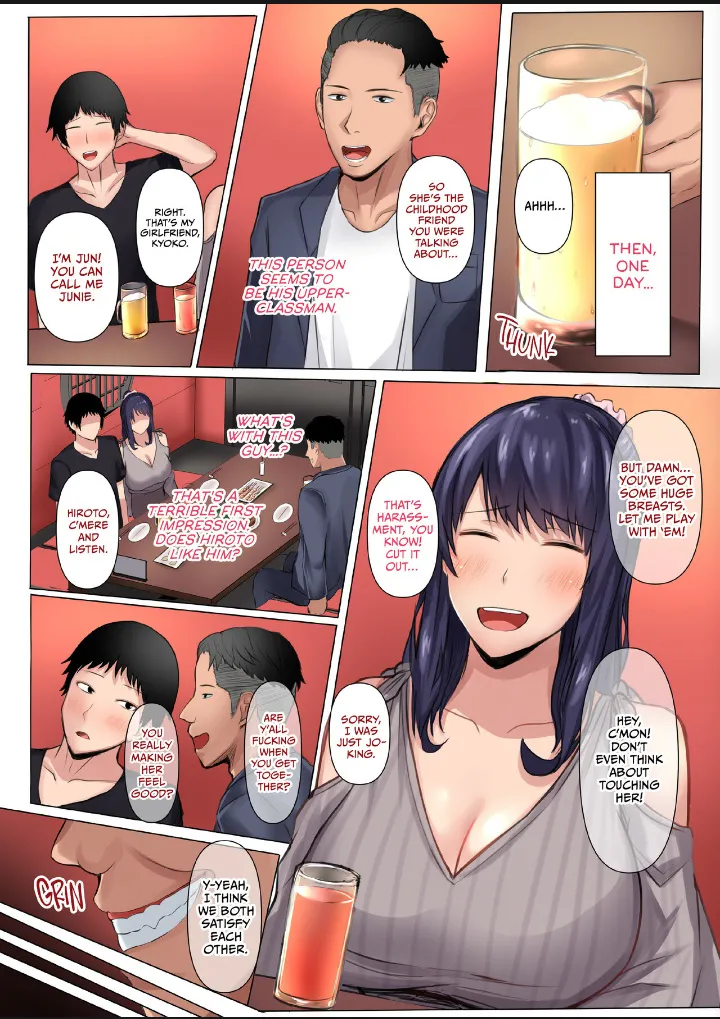My Childhood Sweetheart Was Ensnared By An Upperclassman's Huge Cock. Chapter 2 page 11 full