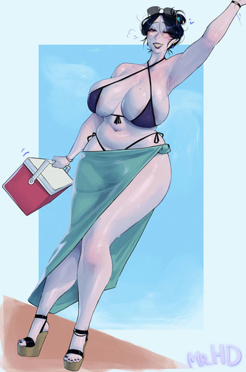 [MrHernanDrawings] A Very Hot Summer with Herlyn cover