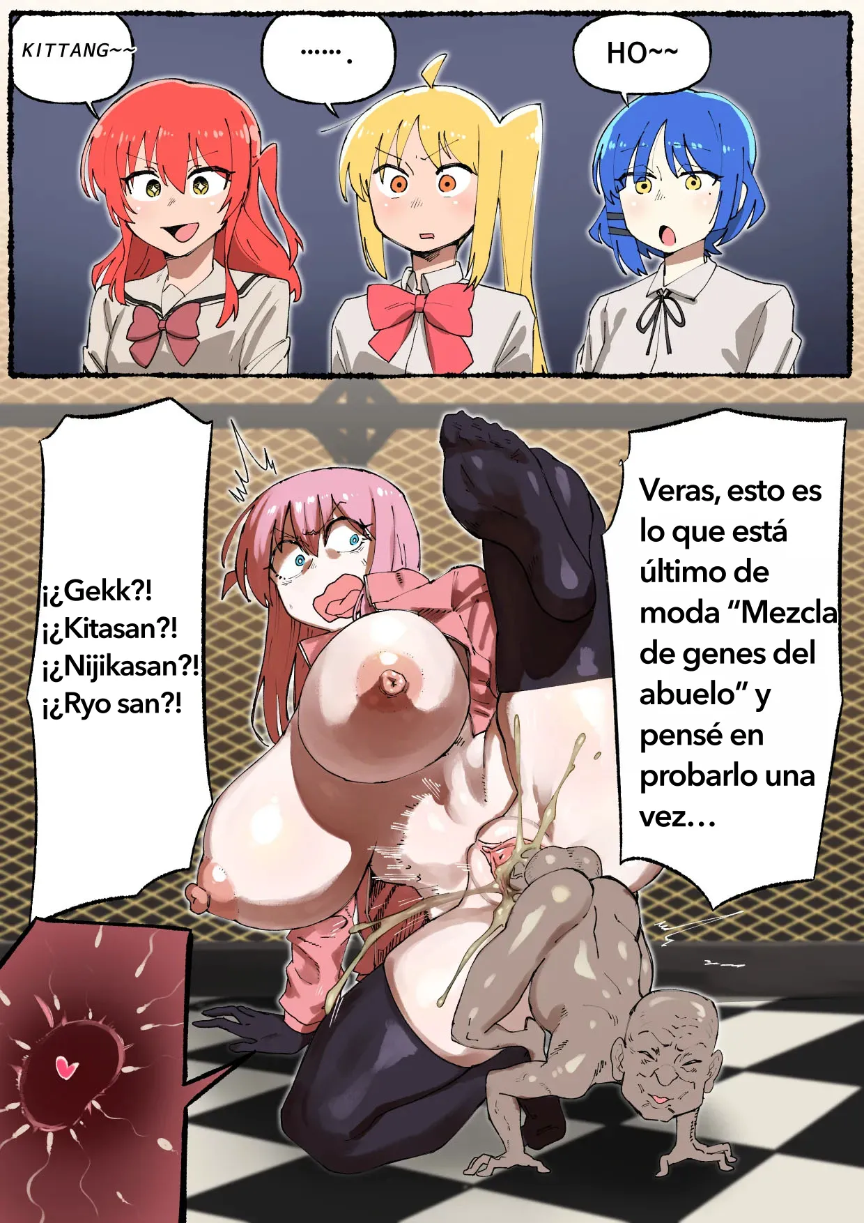Rikka y Bocchi aman al viejo page 7 full