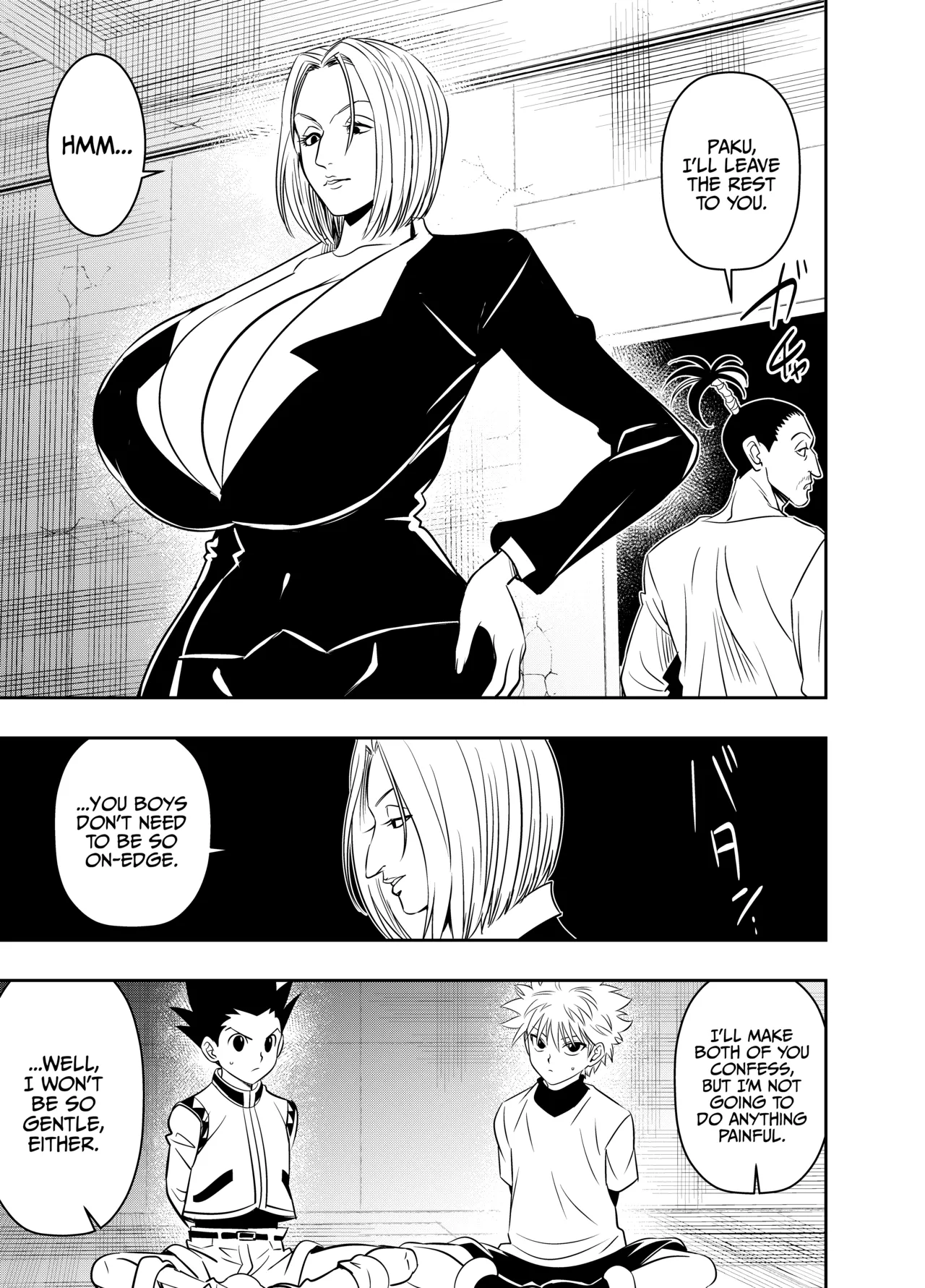 HUNTER×HUNTER Pakunoda × Gon & Killua page 1 full