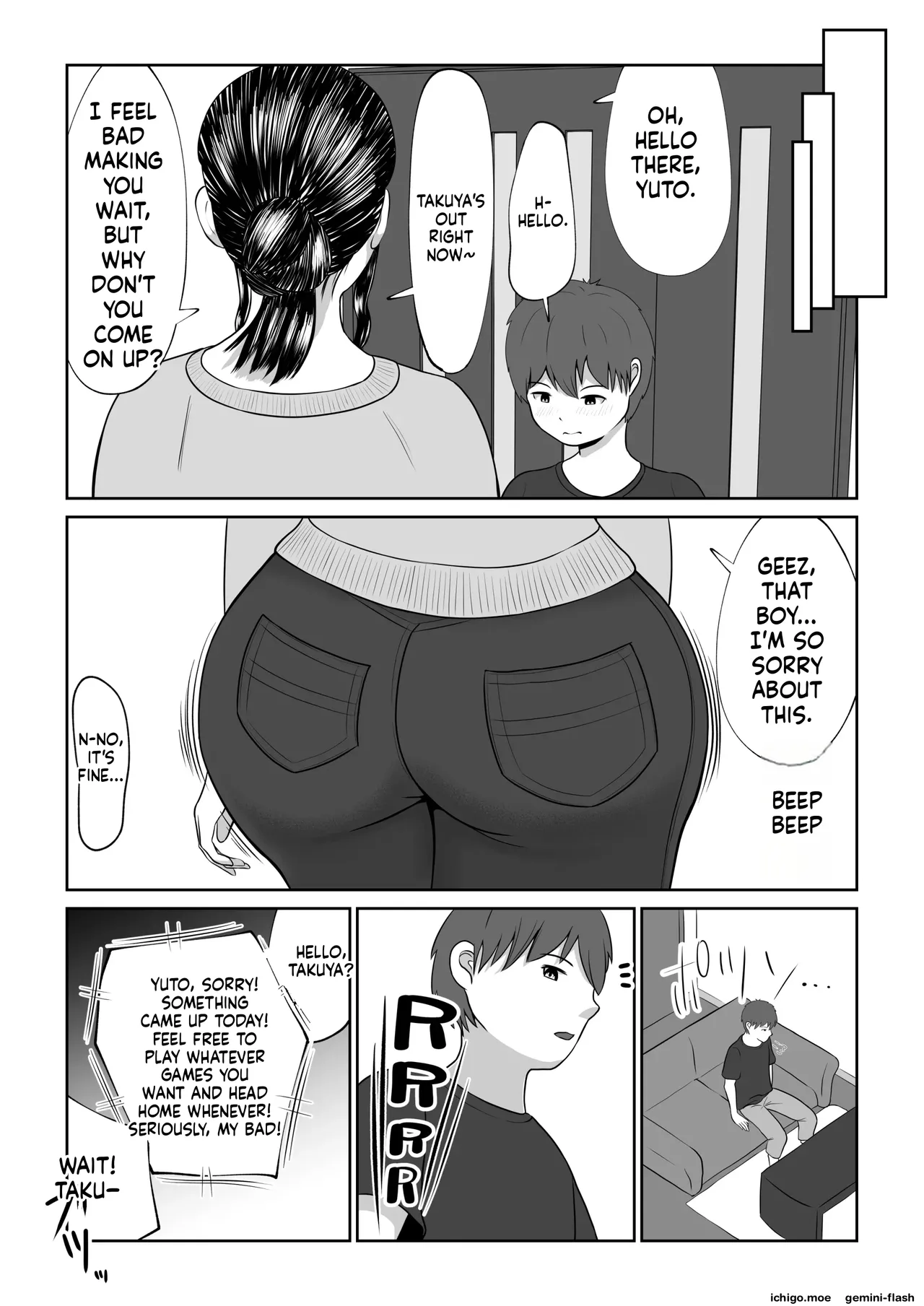 Tomodachi no Okaa-san ni Paizuri Sex Sareru Hanashi | 被朋友的母親乳交的故事 page 5 full