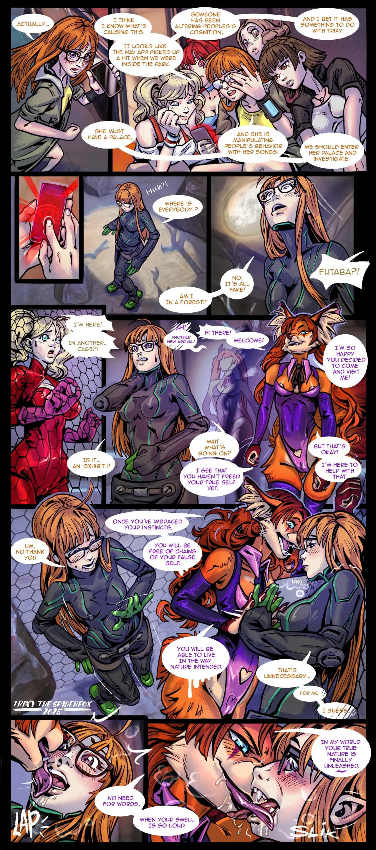 Artist Trixy The Spiderfox page 12 full