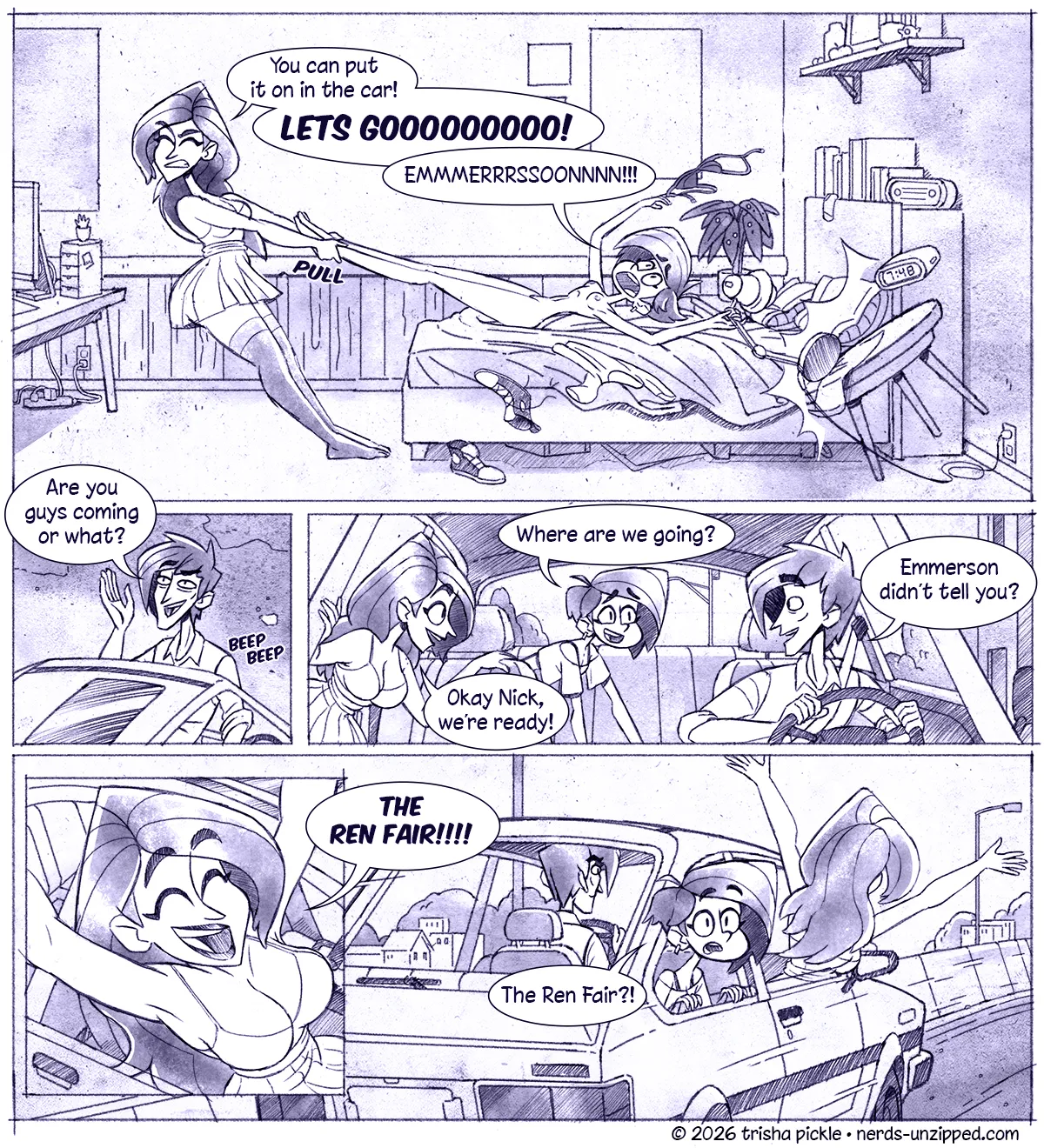 Nerds Unzipped vol. 2: The Renaissance Faire! page 3 full