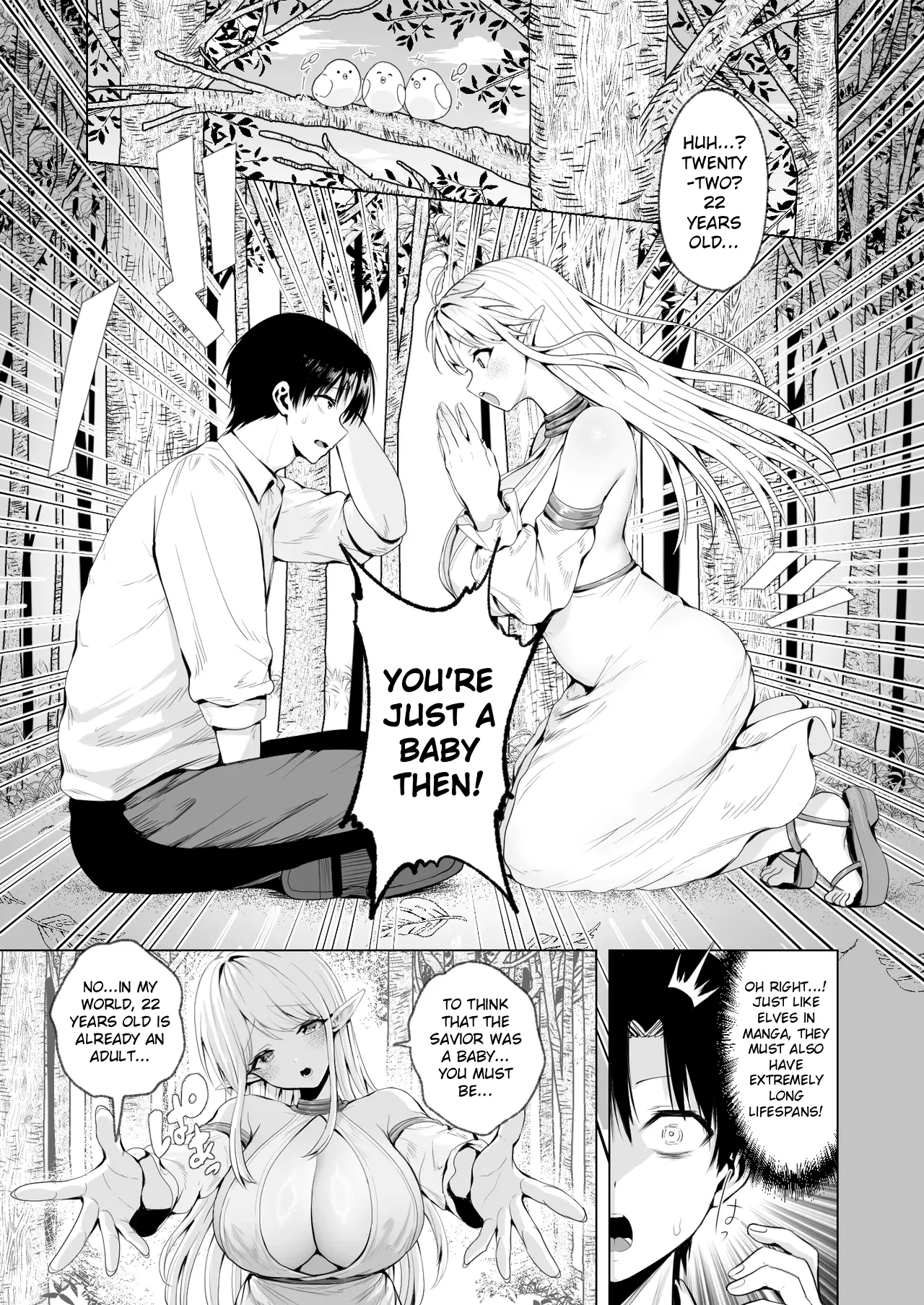 Summoned to Another World as a Breeder , I Get Spoiled and Have Non-Stop Sex with my Elf Mommy page 12 full