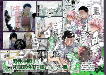 [Nyuu Koubou (Kamenashi)] EX: A town where non-consensual sex is recognized as a man's right. In all cases, the man's sexual desires will take precedence. cover
