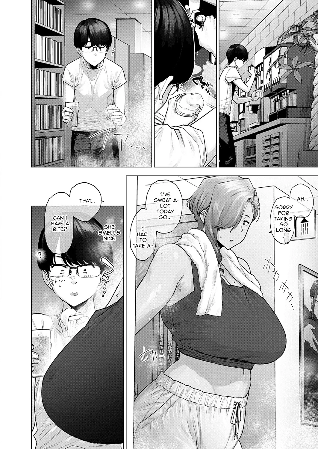 My Huge Senpai at Work is Scary and Cute page 4 full