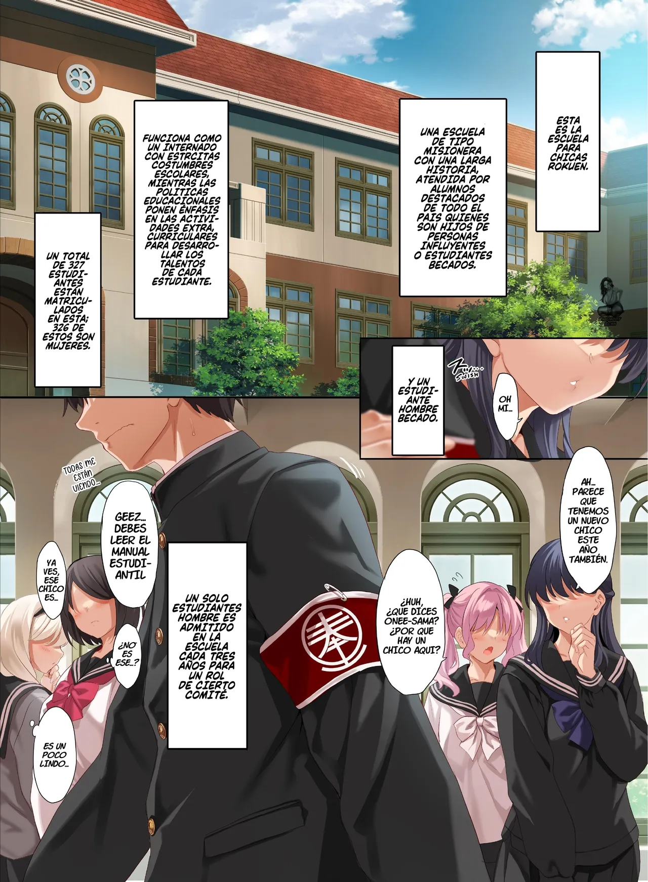 Jogakkou de Otoko Hitori na node Kousoku de Seiyoku no Hakeguchi ni Sareru Nichijou｜El Unico Chico En Una Escuela Chicas Es Un Dildo Andante Autorizado Por La Escuela page 2 full