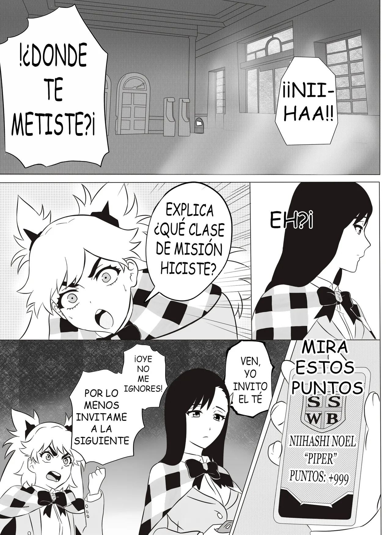BURN THE WITCH XXX Parody 1: Puntos extra para Noel Niihashi page 12 full
