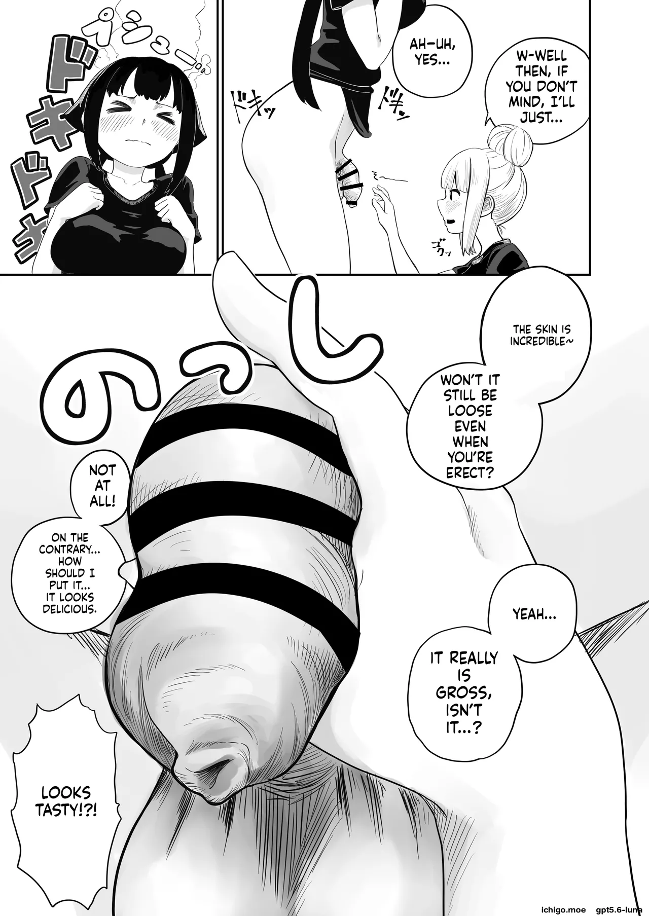 Excuse me!! There’s a dick in my ramen...!! That makes two of them. page 12 full