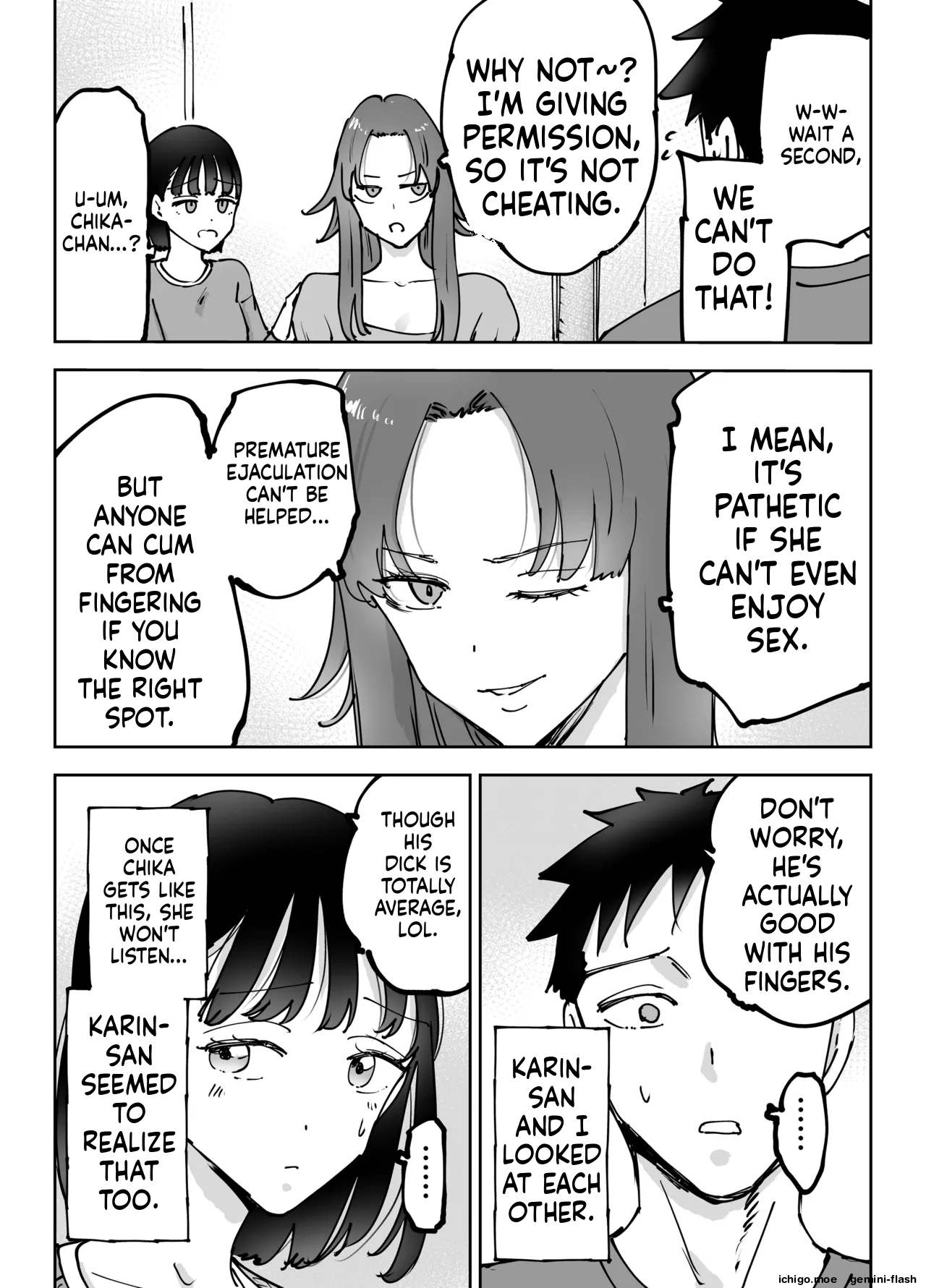 Climax Collapse ~When I Made My Wife’s Friend Climax… Her Husband Destroyed My Wife~ page 9 full