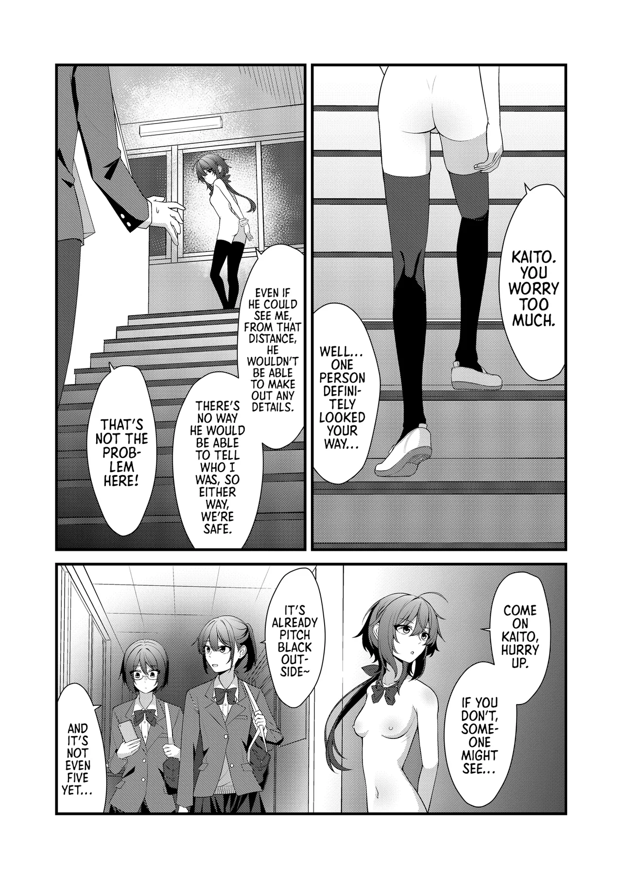Sunaode kuuru nakimi ga suki koonai roshutsu-hen | I Like How Cool and Honest You Are: School Exhibitionism Chapter page 11 full