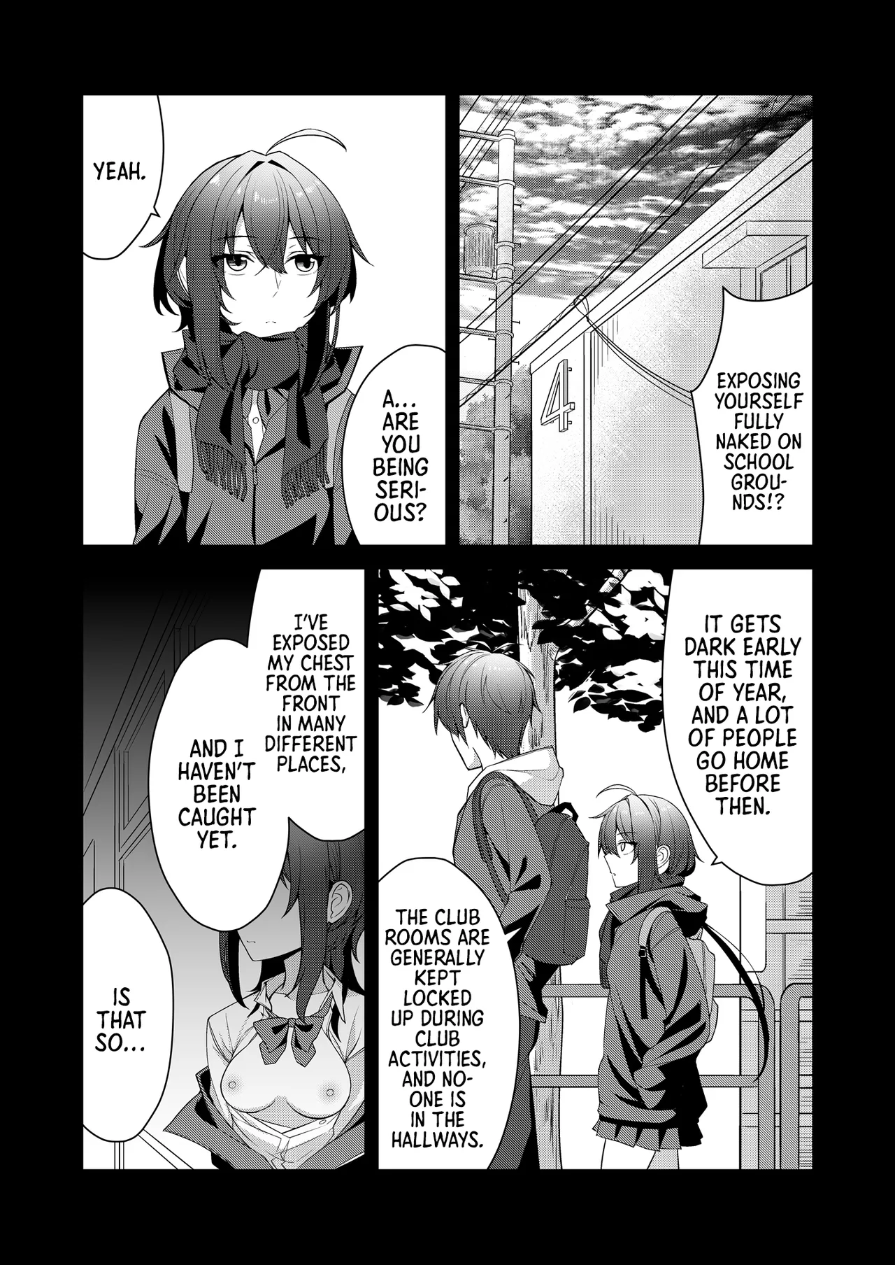 Sunaode kuuru nakimi ga suki koonai roshutsu-hen | I Like How Cool and Honest You Are: School Exhibitionism Chapter page 5 full