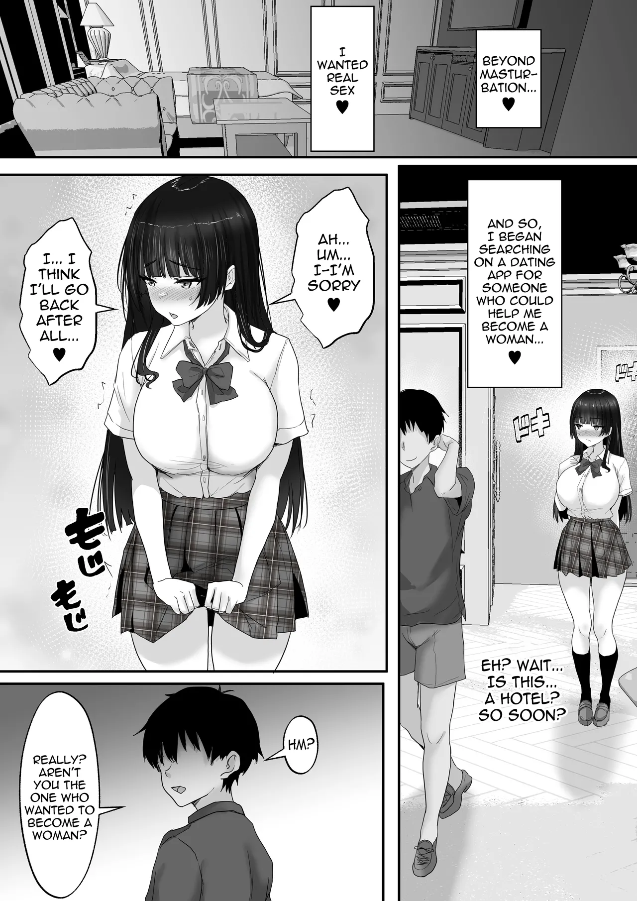 Matching Joshi Kousei no Ecchi na Seiikuki 3 Onanie Chuudoku no Shojo Seito Kaichou Riona, Sex no Kairaku ni Shihai Sare, Otona no Onna e to Seichou Suru made~ | Matching Schoolgirls Naughty Sex Education Diary 3 Masturbation-addicted, virgin, student council president Riona is overtaken by the pleasures of sex and matures into a woman page 6 full