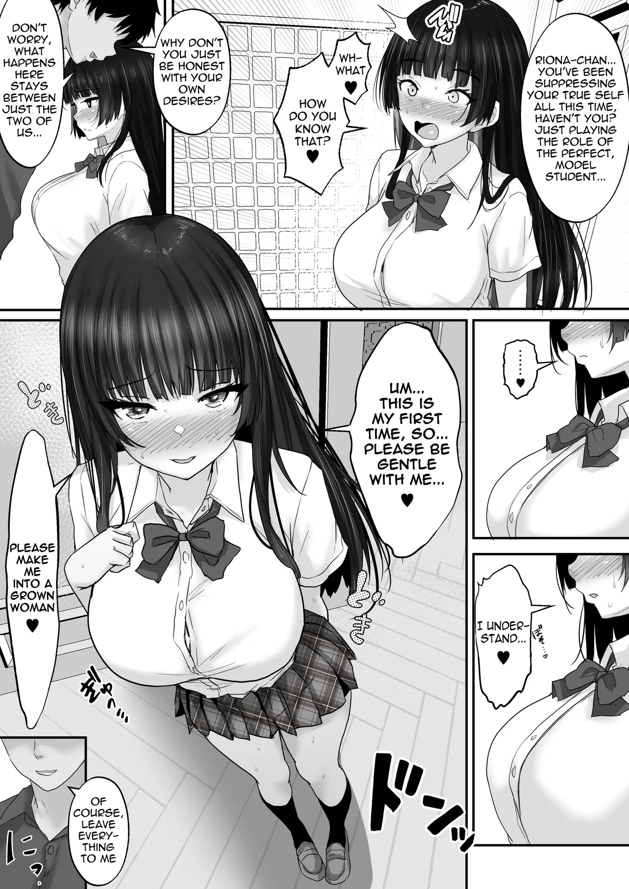 Matching Joshi Kousei no Ecchi na Seiikuki 3 Onanie Chuudoku no Shojo Seito Kaichou Riona, Sex no Kairaku ni Shihai Sare, Otona no Onna e to Seichou Suru made~ | Matching Schoolgirls Naughty Sex Education Diary 3 Masturbation-addicted, virgin, student council president Riona is overtaken by the pleasures of sex and matures into a woman page 7 full