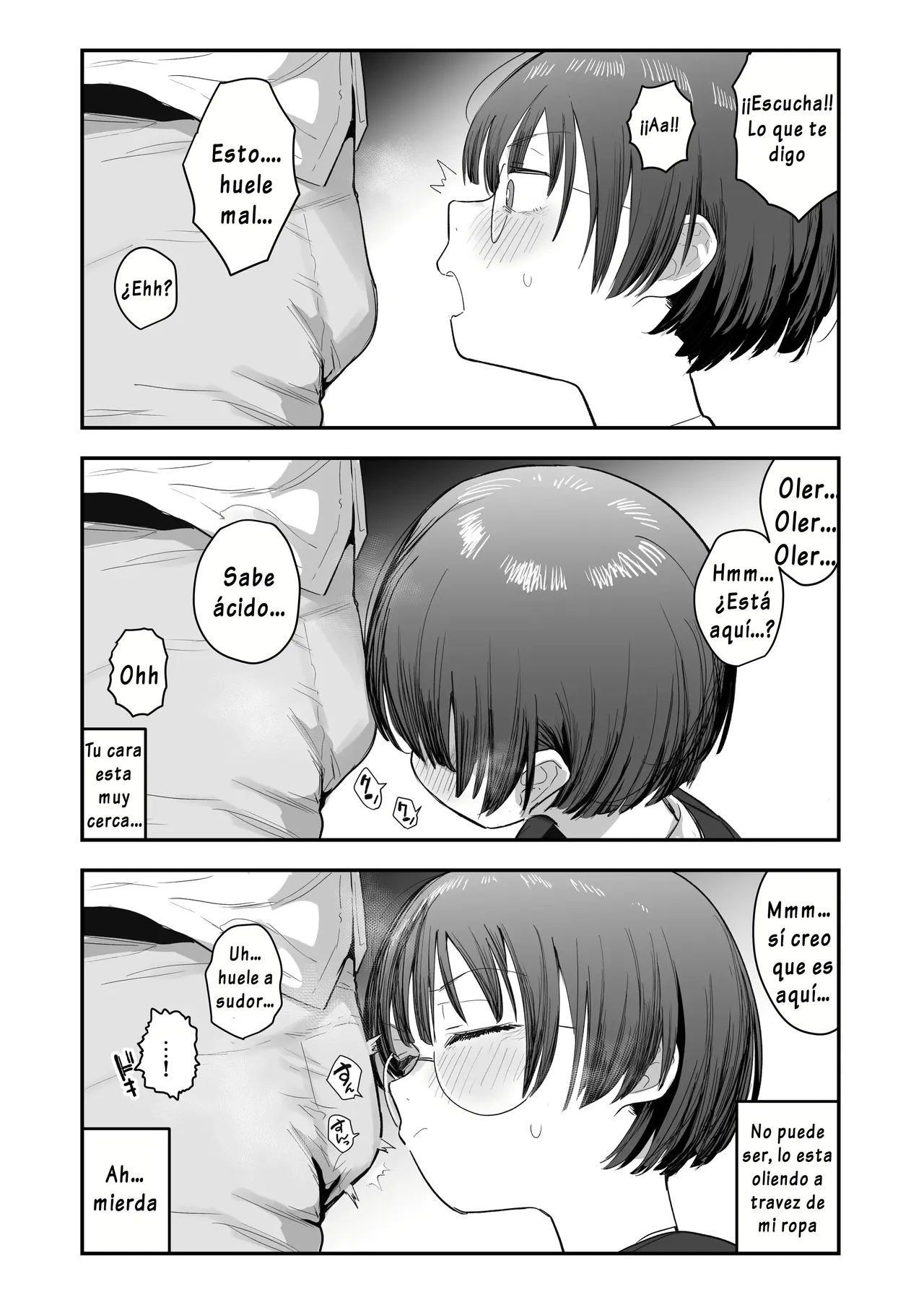 Bokutachi, Seiheki Friend. ~Onna Tomodachi no Aidokusho wa Ore no Daisuki na “Chin Kagi Ero Manga” deshita~｜Amigos de Fetichistas ~El Manga Favorito de mi Amiga Resultó ser del “Género Erótico Sobre oler Penes” que Tanto me Gusta~ page 11 full