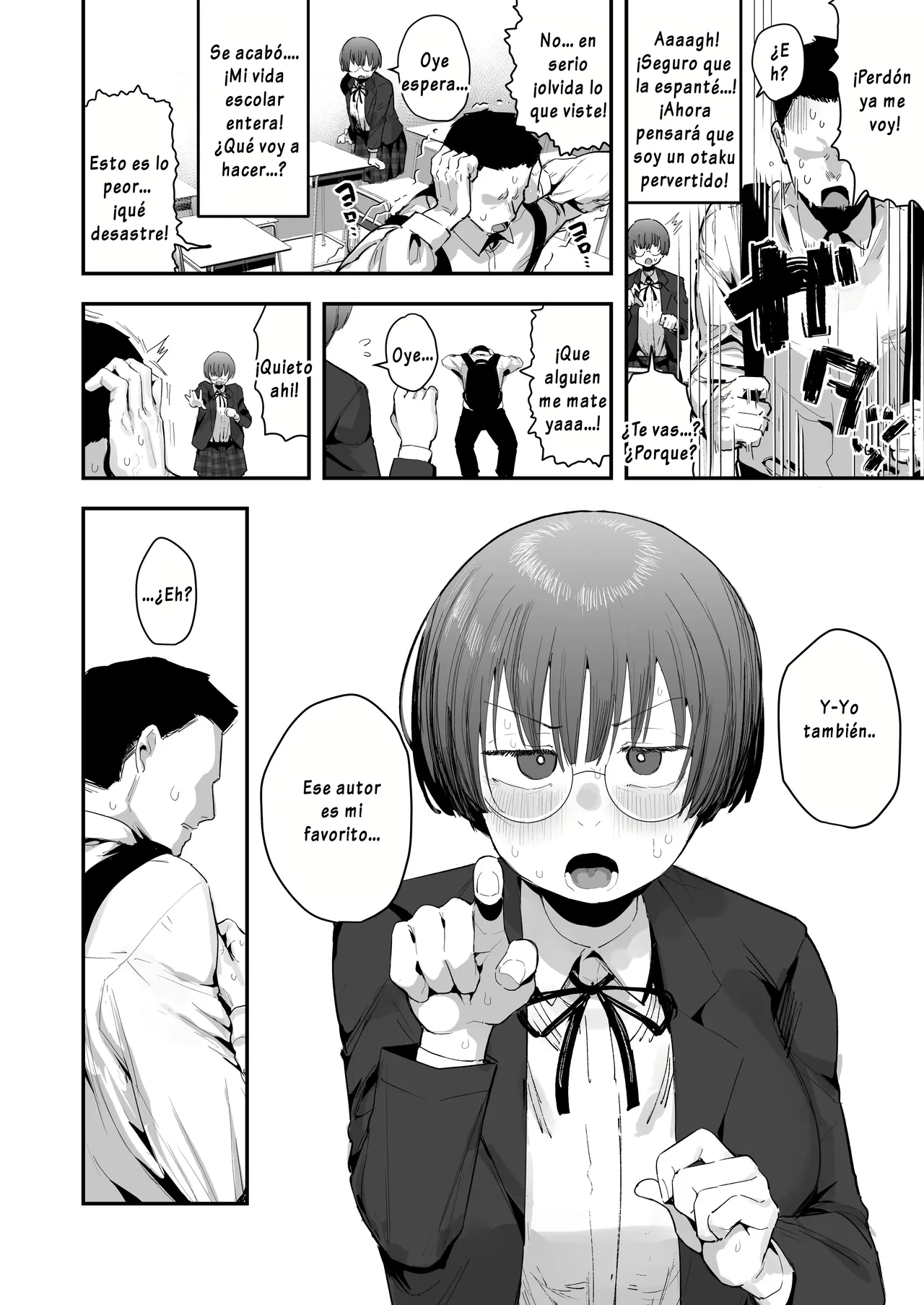 Bokutachi, Seiheki Friend. ~Onna Tomodachi no Aidokusho wa Ore no Daisuki na “Chin Kagi Ero Manga” deshita~｜Amigos de Fetichistas ~El Manga Favorito de mi Amiga Resultó ser del “Género Erótico Sobre oler Penes” que Tanto me Gusta~ page 5 full
