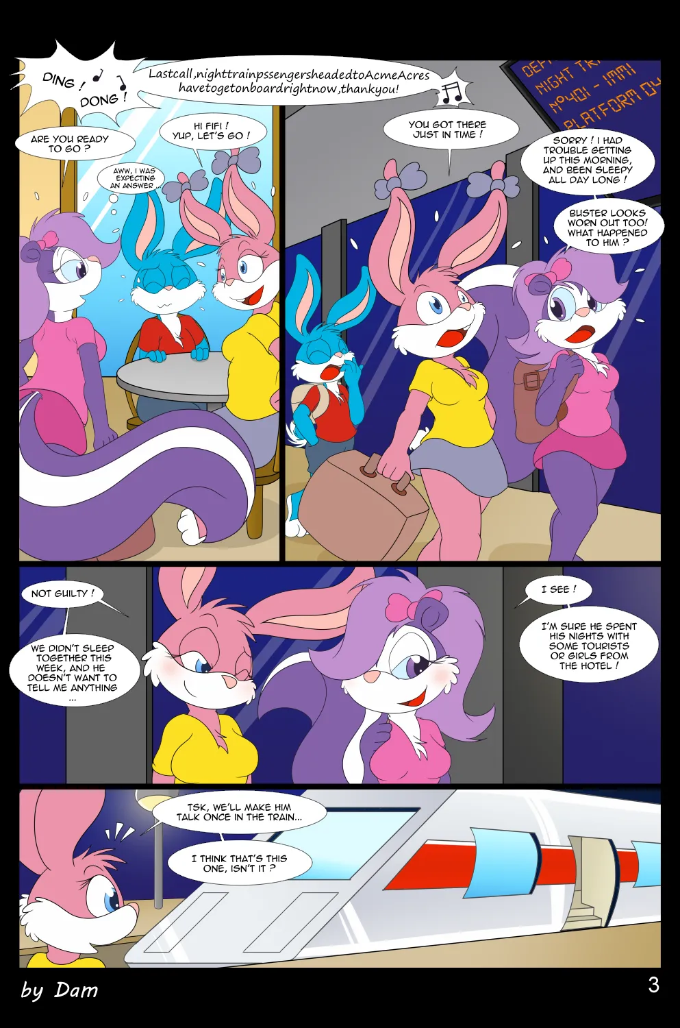 Toons on a Train page 3 full