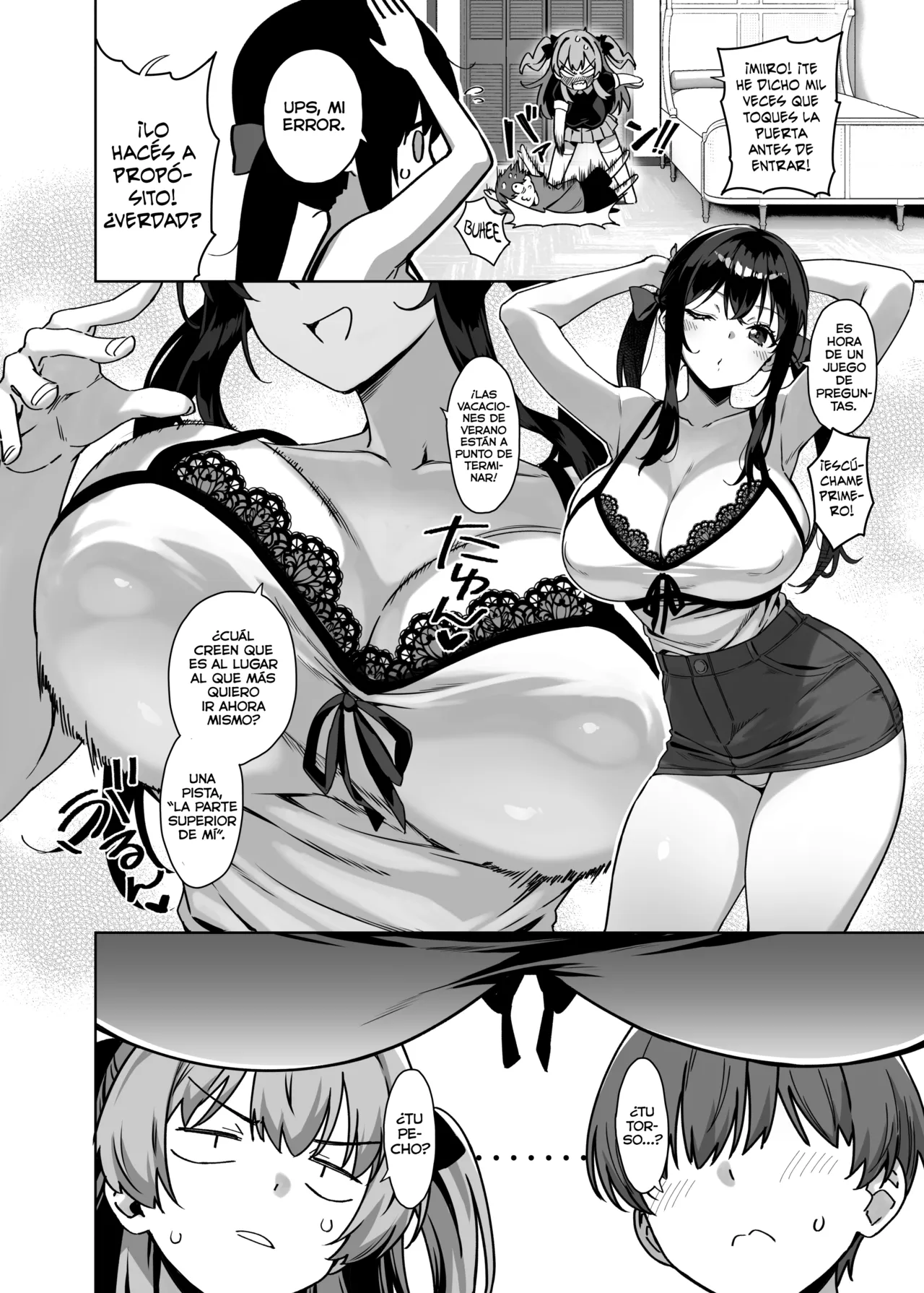 Natsu to Inaka to Yuuwaku shite kuru Dekkai Oshiego 4 + C108 Omake page 6 full