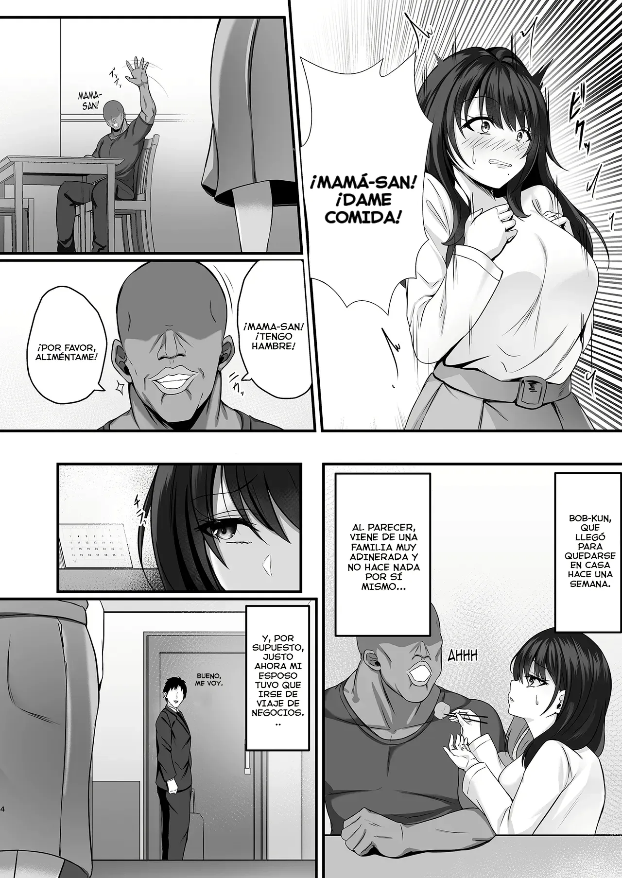 Homestay Saki no Mama-san ga Boku no Dekamara de Ikimakutta Hanashi｜La Historia de cómo la Mujer que me Acogió en su Casa se Corra Una y Otra Vez con Mi Enorme Polla page 4 full