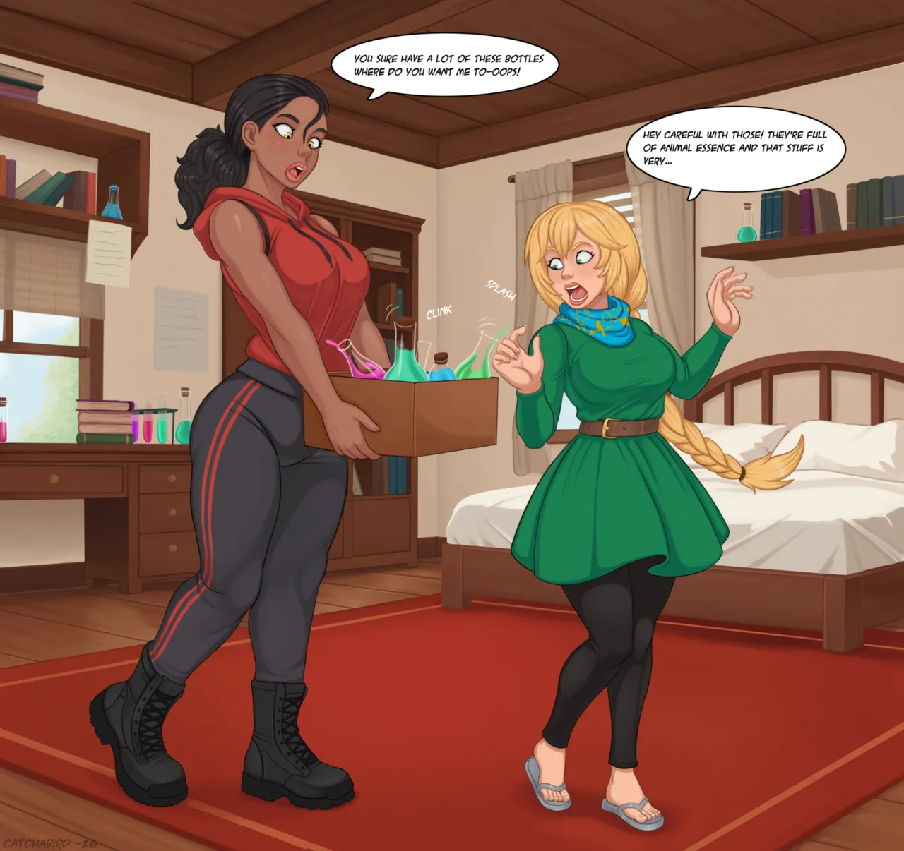 Artist CatchABird page 9 full