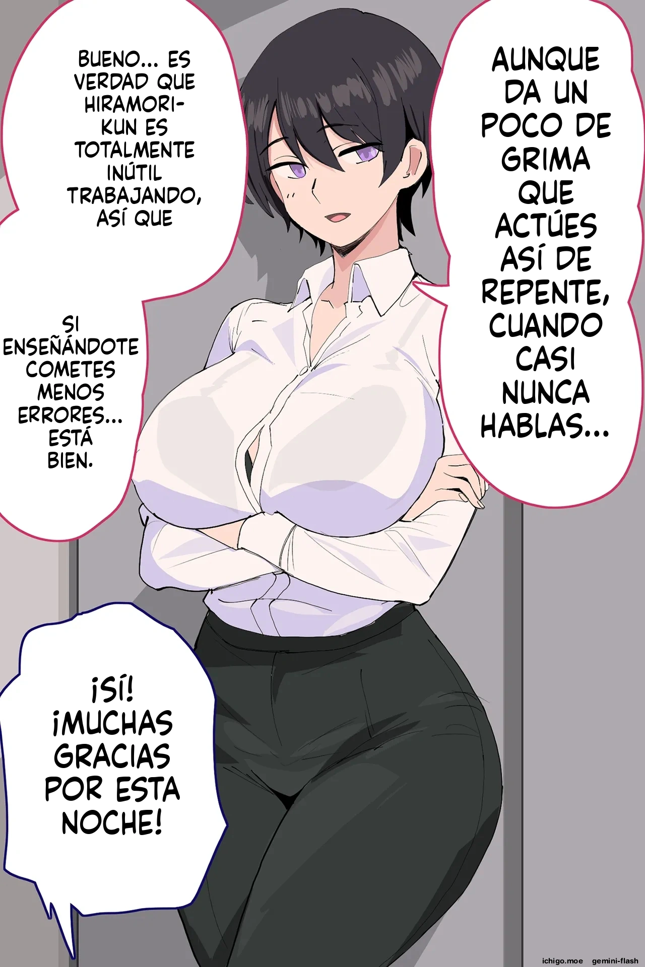 Onna Joushi ga Sankyuu o Totte Mitai to Iu node Boku ga Haramaseru Koto ni Narimashita  MTL page 12 full