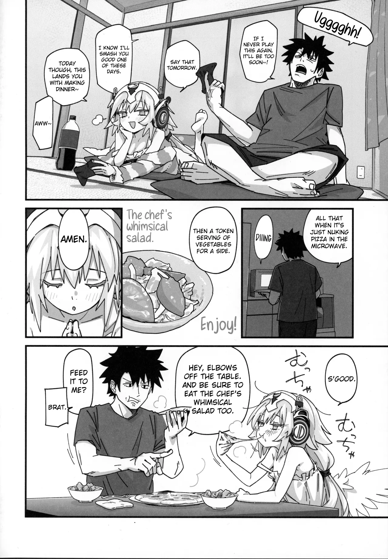 Ikkagetsukan Taida ni Kurasanai to Derarenai Granato | A Granato You Can't Leave Without Spending a Month in Sloth page 3 full