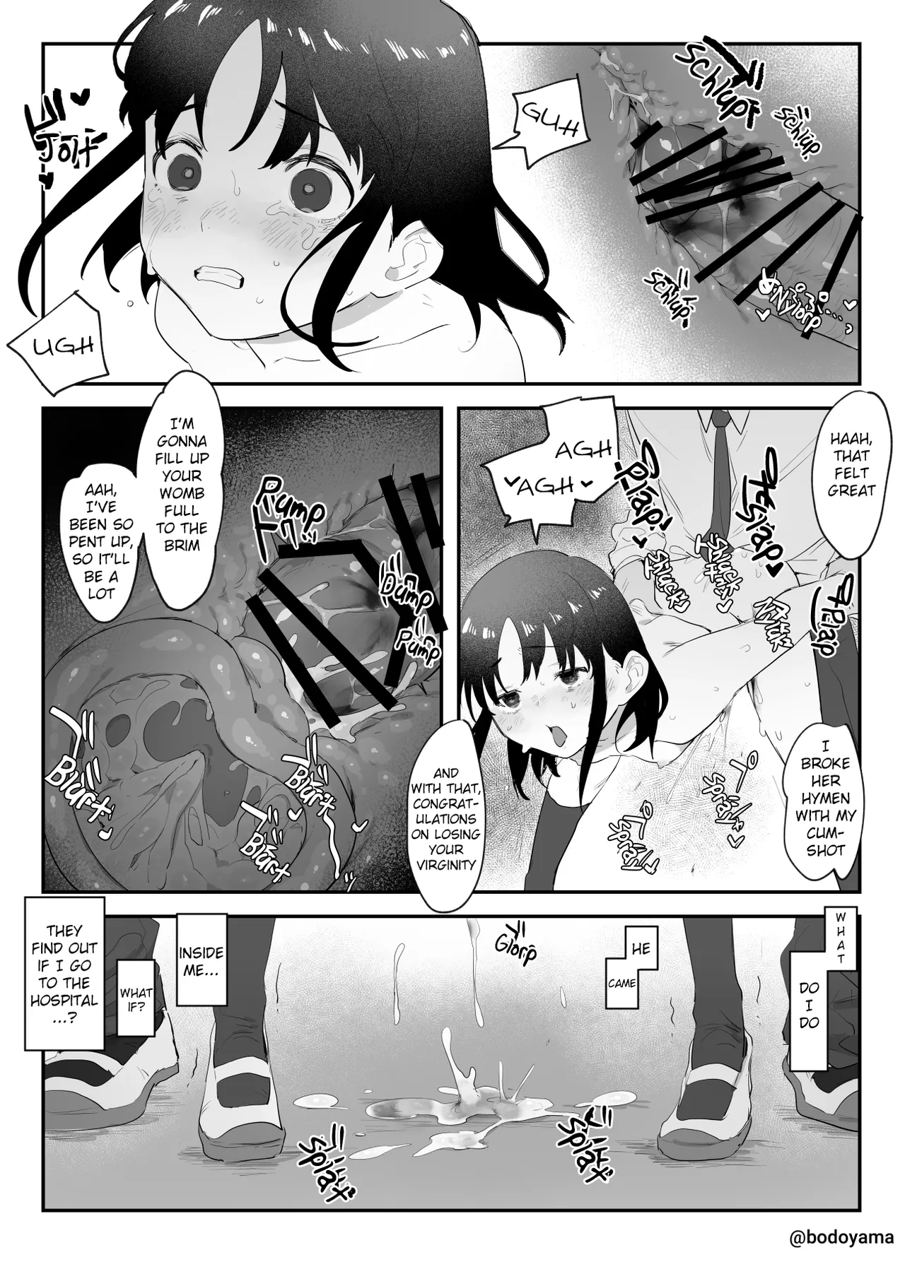 A story about a childhood friend who was bullied and had her virginity taken by a delinquent after being threatened page 4 full