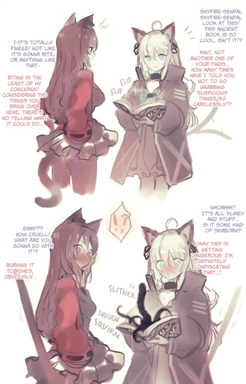 [Neko no Youchu] A Story Where Skyfire Gets Lewd Things Done to Her by Tentacles [English] [Siesta Scans] cover