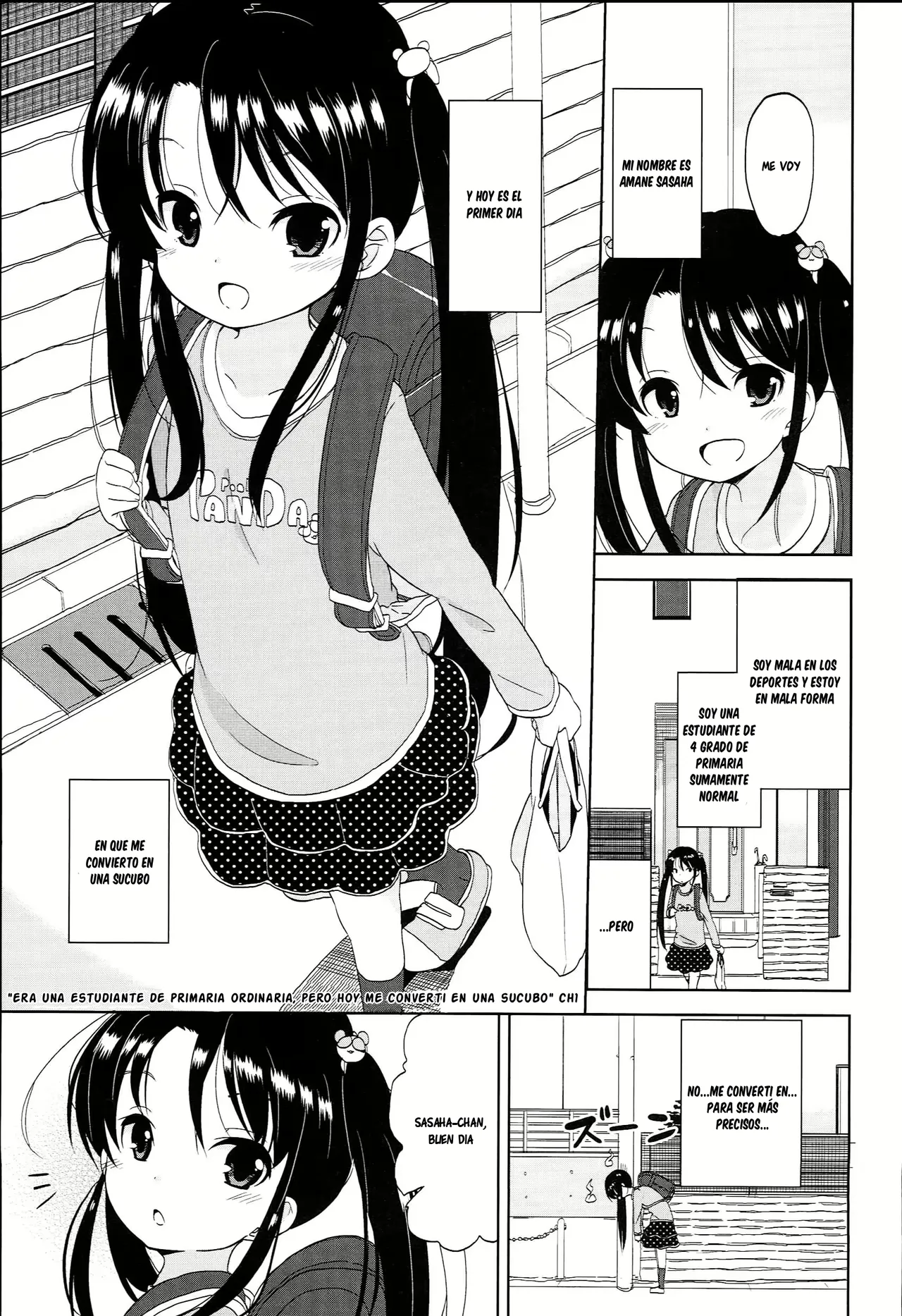 Era una estudiante de primaria ordinaria pero hoy me convertí en una sucubo page 1 full