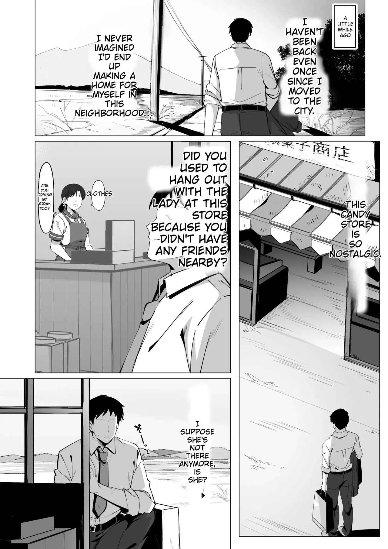 Reuniting after 15 years, the unmarried older sister who runs the penny candy shop is a total knockout. page 5 full