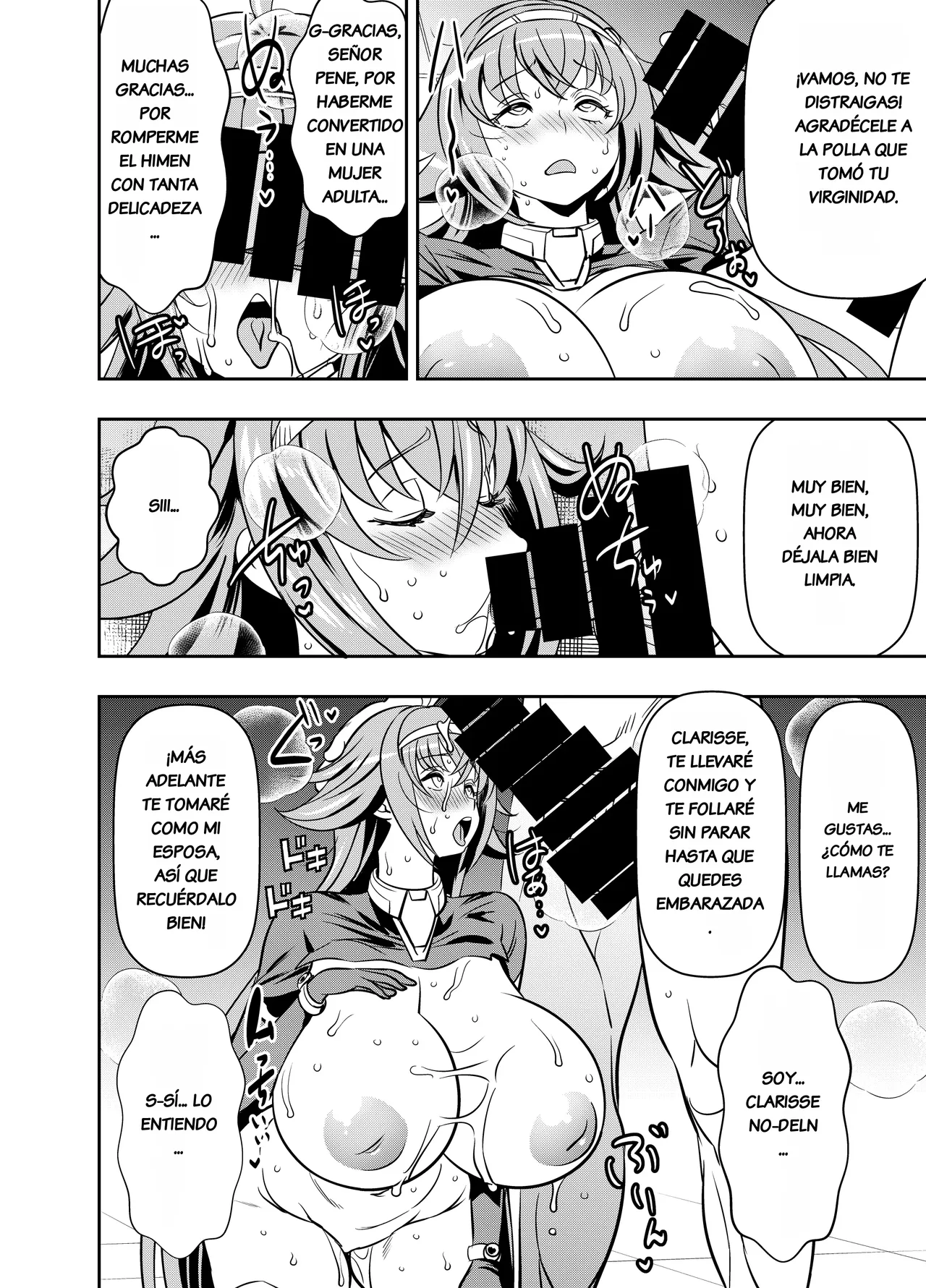 Skeb unpublished: Original character for the client, 4 pages total. page 4 full