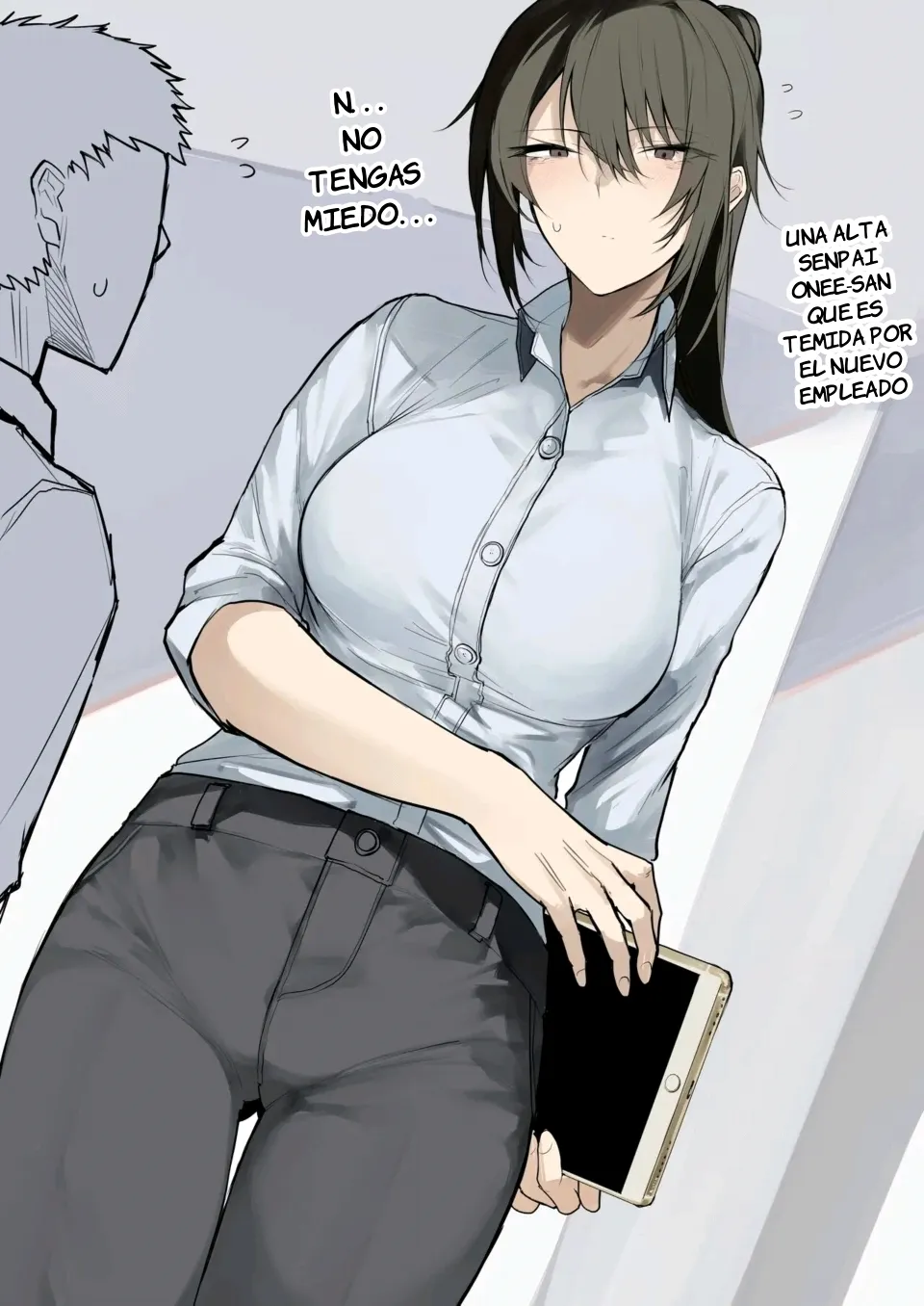 Ookii OL Onee-san no Manga｜Un Manga Protagonizado por una Oficinista Alta y Madura page 1 full