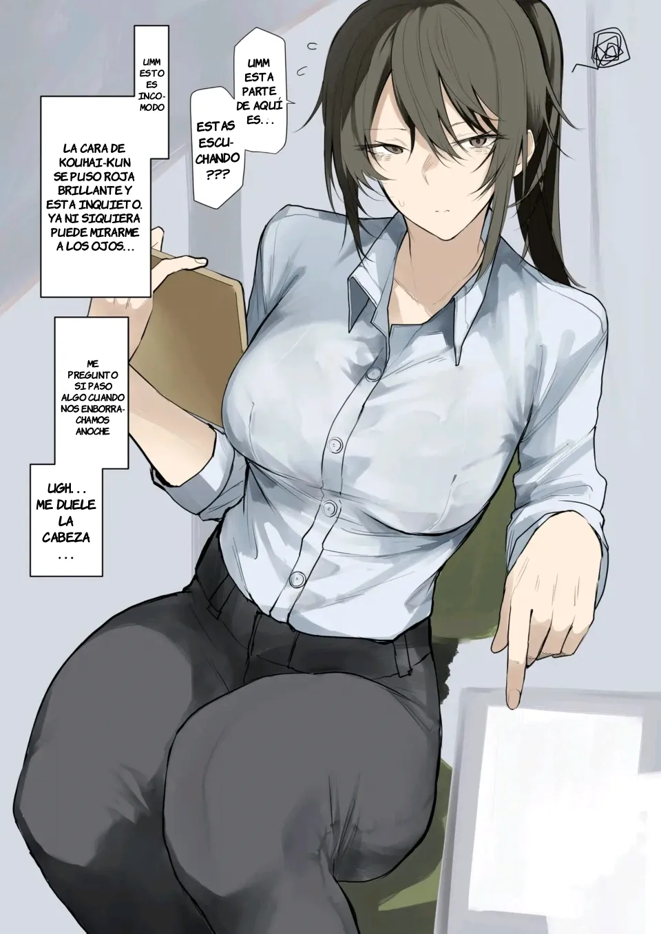 Ookii OL Onee-san no Manga｜Un Manga Protagonizado por una Oficinista Alta y Madura page 7 full