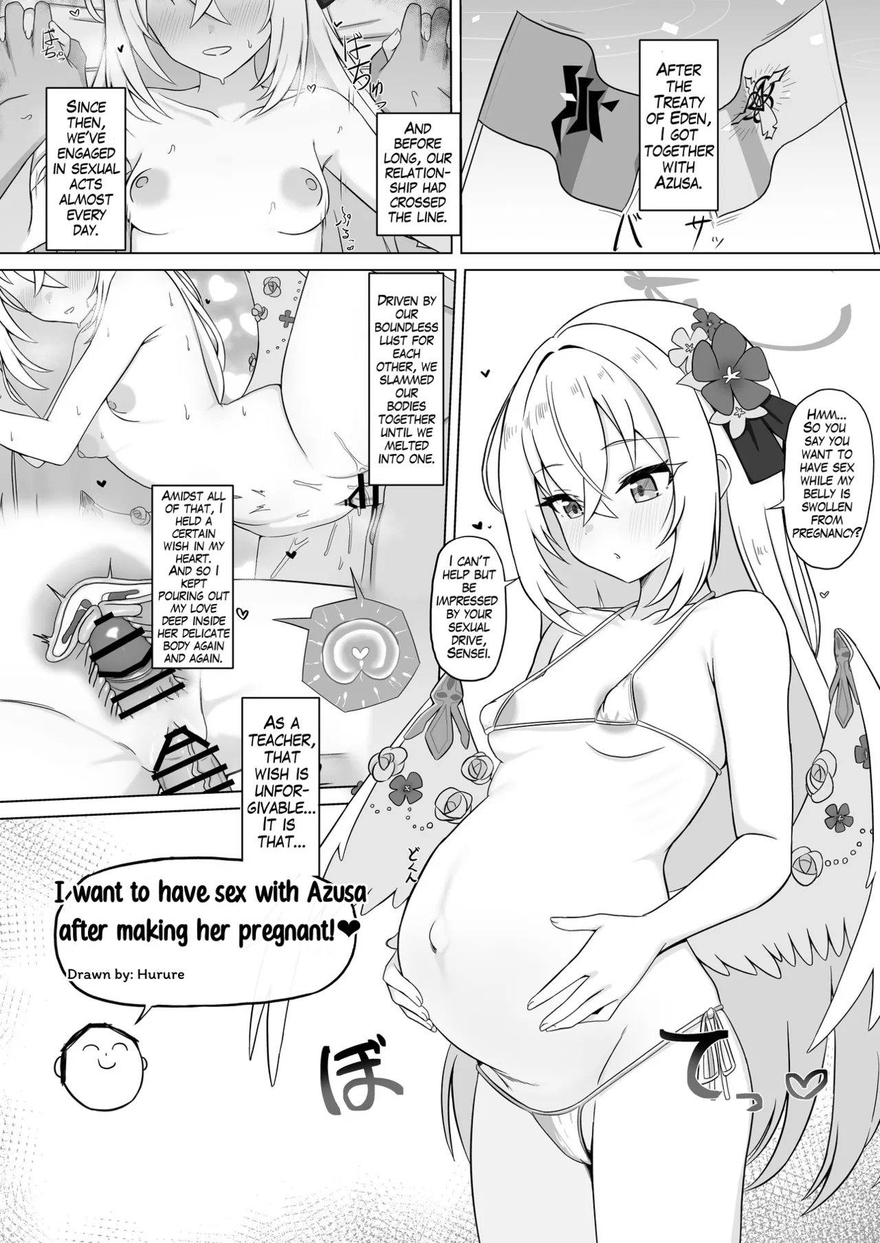 BlueArch U149 Haramase Goudou 2nd ~Ura Petit Archive 2nd~ page 9 full