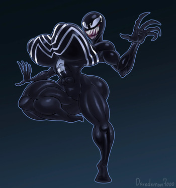 [DareDemon7000] She-Venom (AmeizingLewd's OC) cover