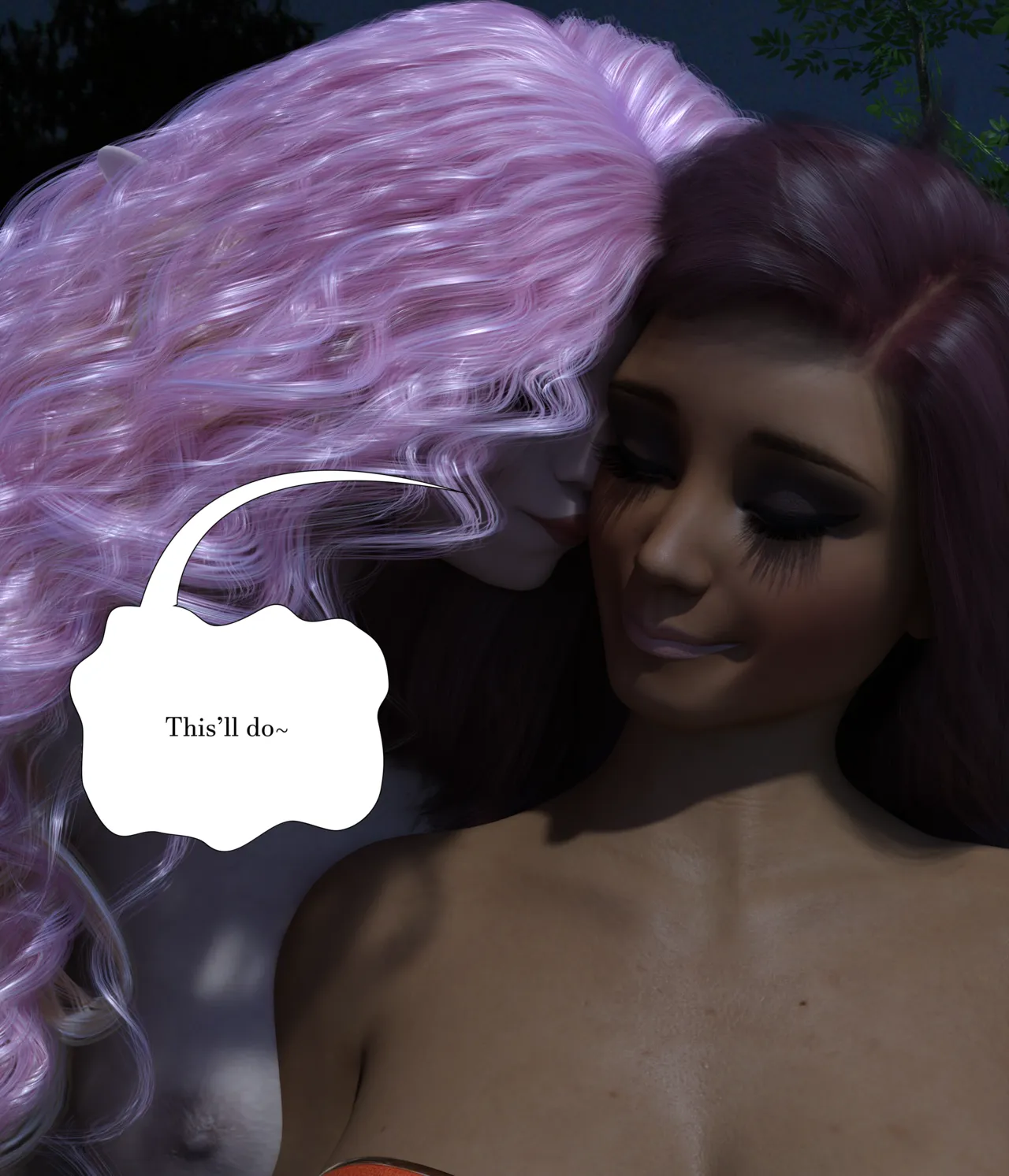 Cuddling in the Treetops page 10 full