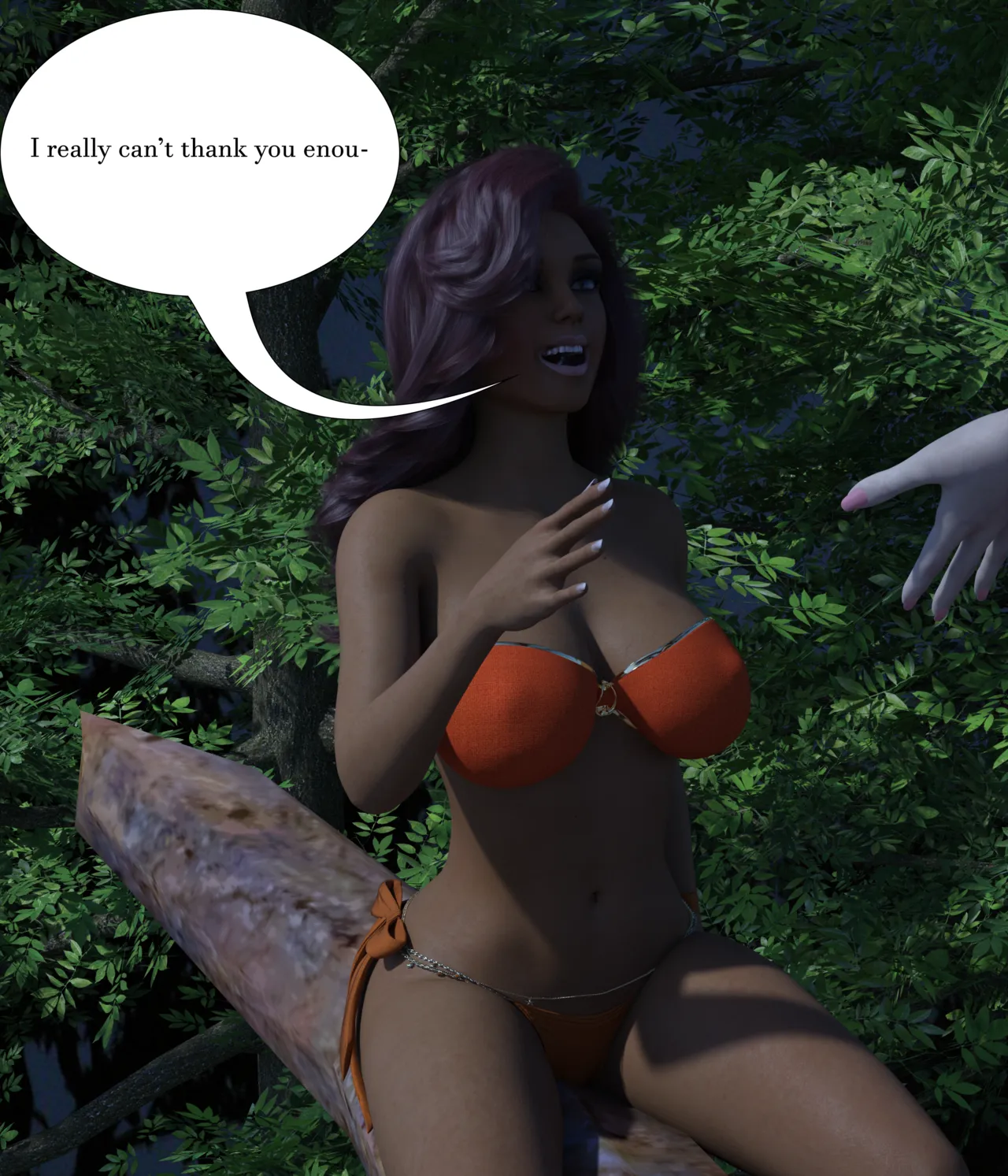 Cuddling in the Treetops page 7 full